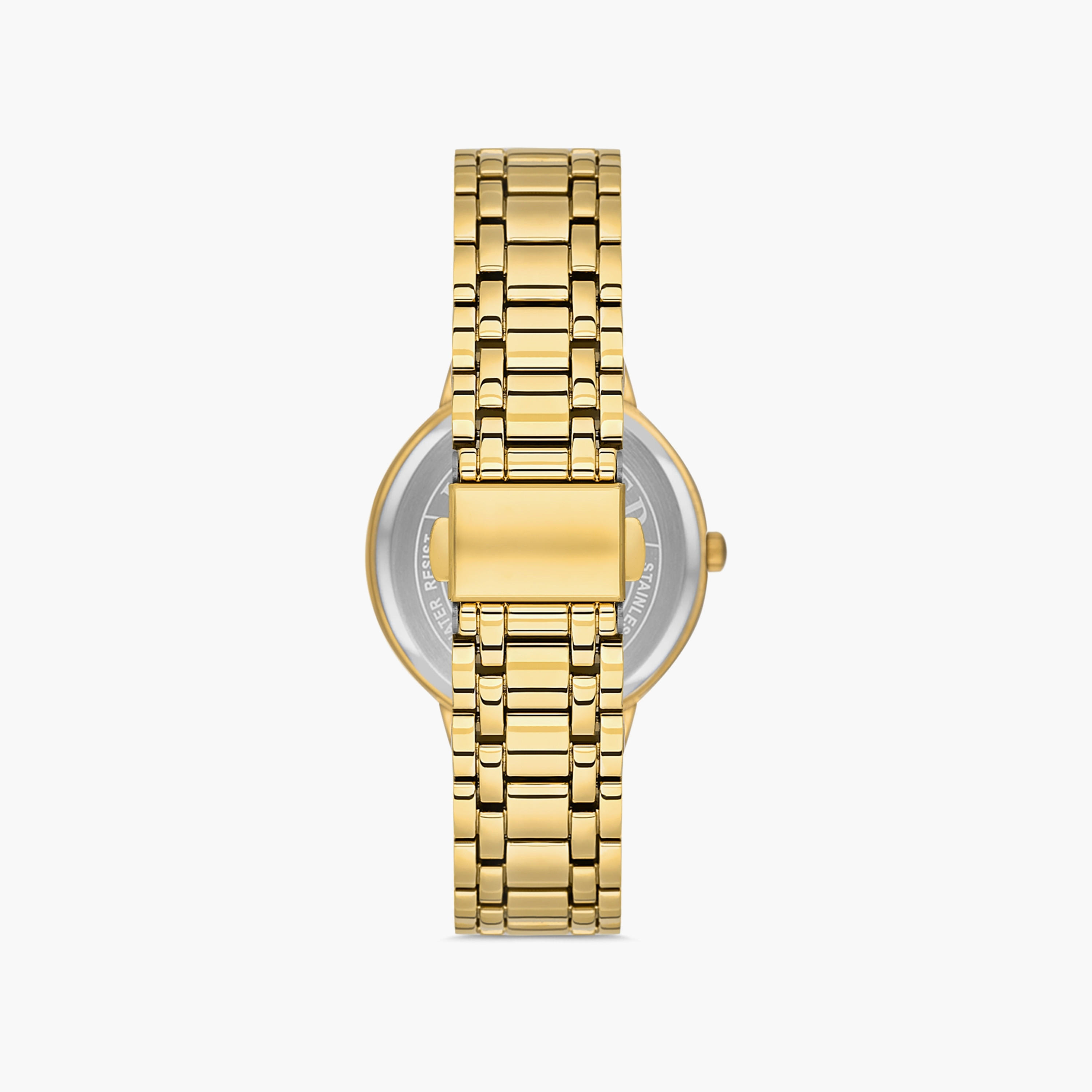 ساعة يد تناظرية ذهبية بسوار ستانلس ستيل للنساء من أوماكس - 00OYY006Q001-women-watchesandjewellery-watches-image-3