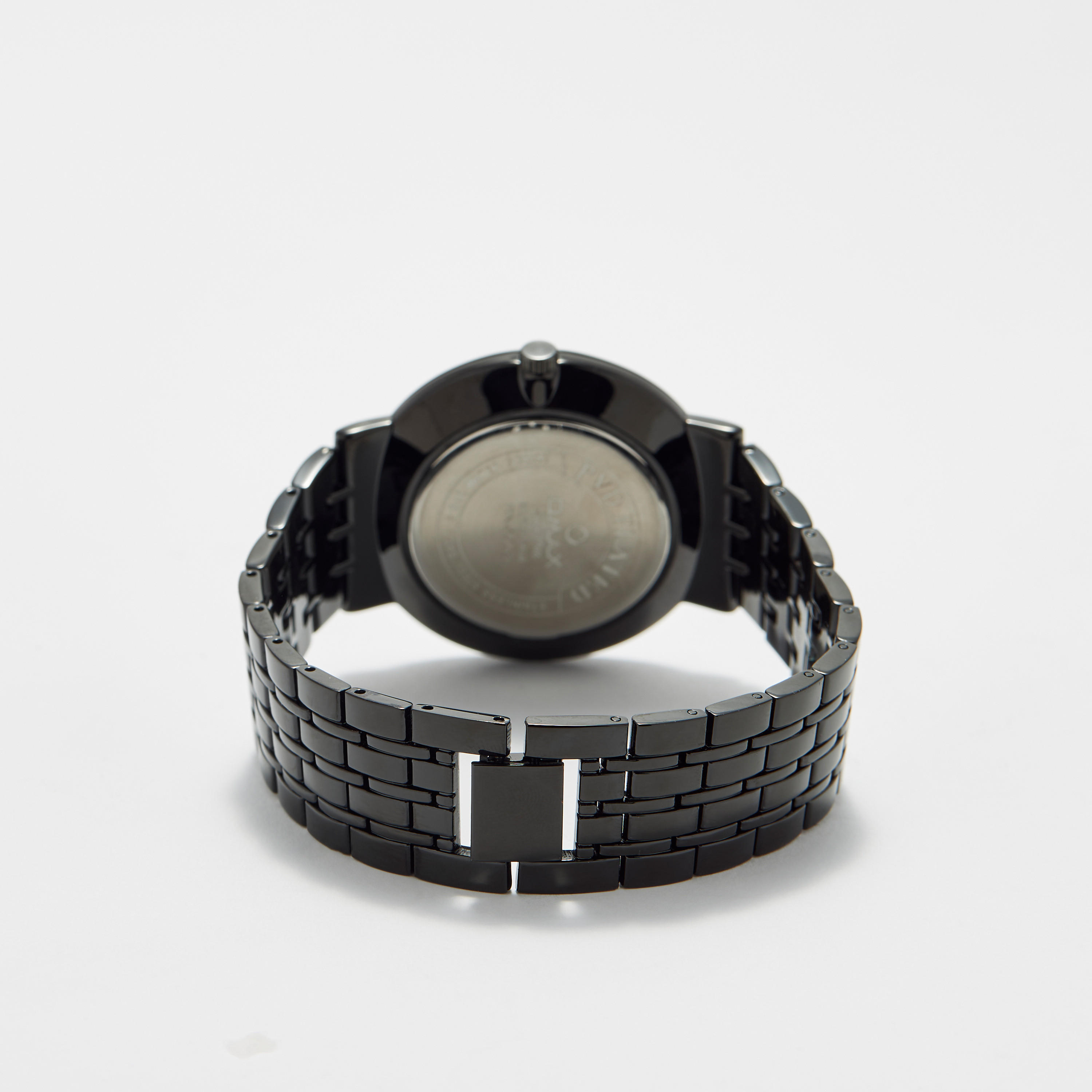 Omax Men's Black Stainless Steel Strap Analog Wristwatch - 00RNS003B007 | 42 MM-men-watchesandjewellery-watches-image-3