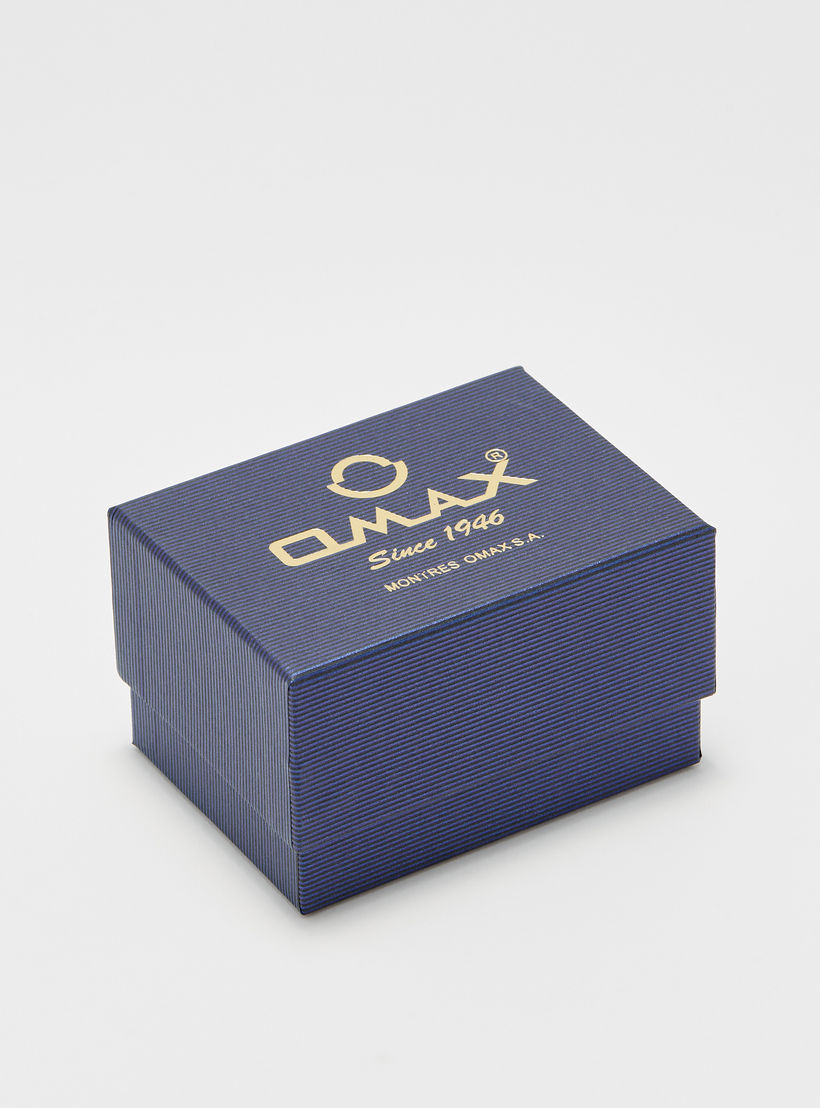 Omax Men's Gold Stainless Steel Strap Analog Wristwatch - 00RNS003Q008-men-watchesandjewellery-watches-image-4