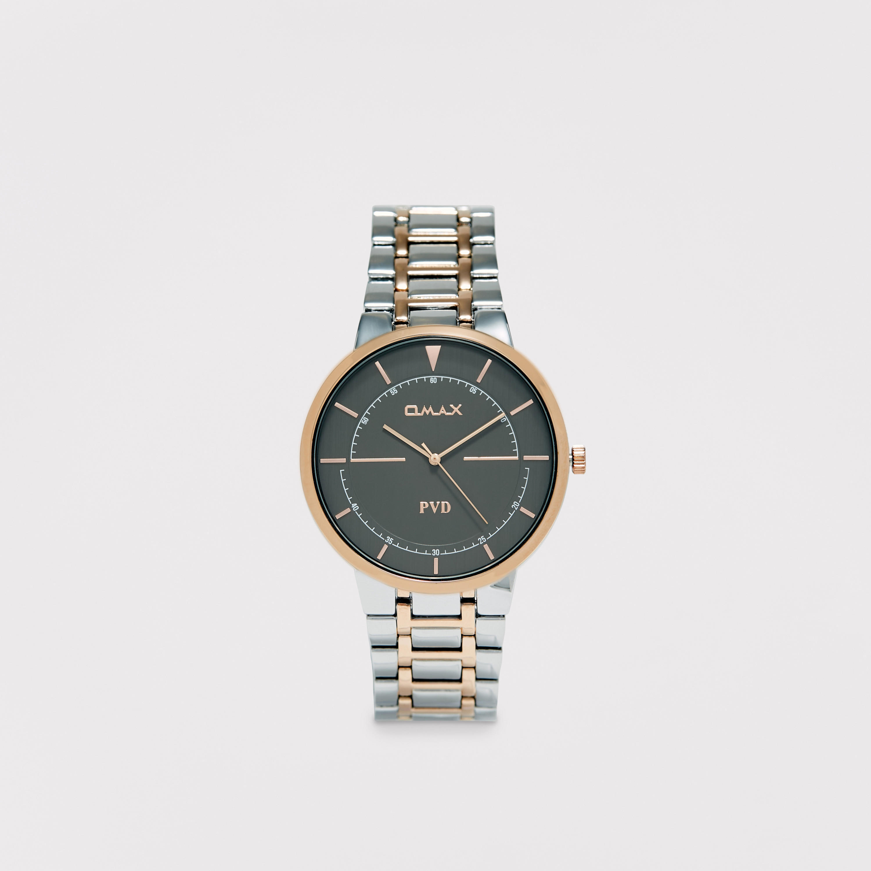  JXL01P42I - ساعة انالوج من اوماكس للنساء بمينا أزرق مع سوار اسود -men-watchesandjewellery-watches-image-1