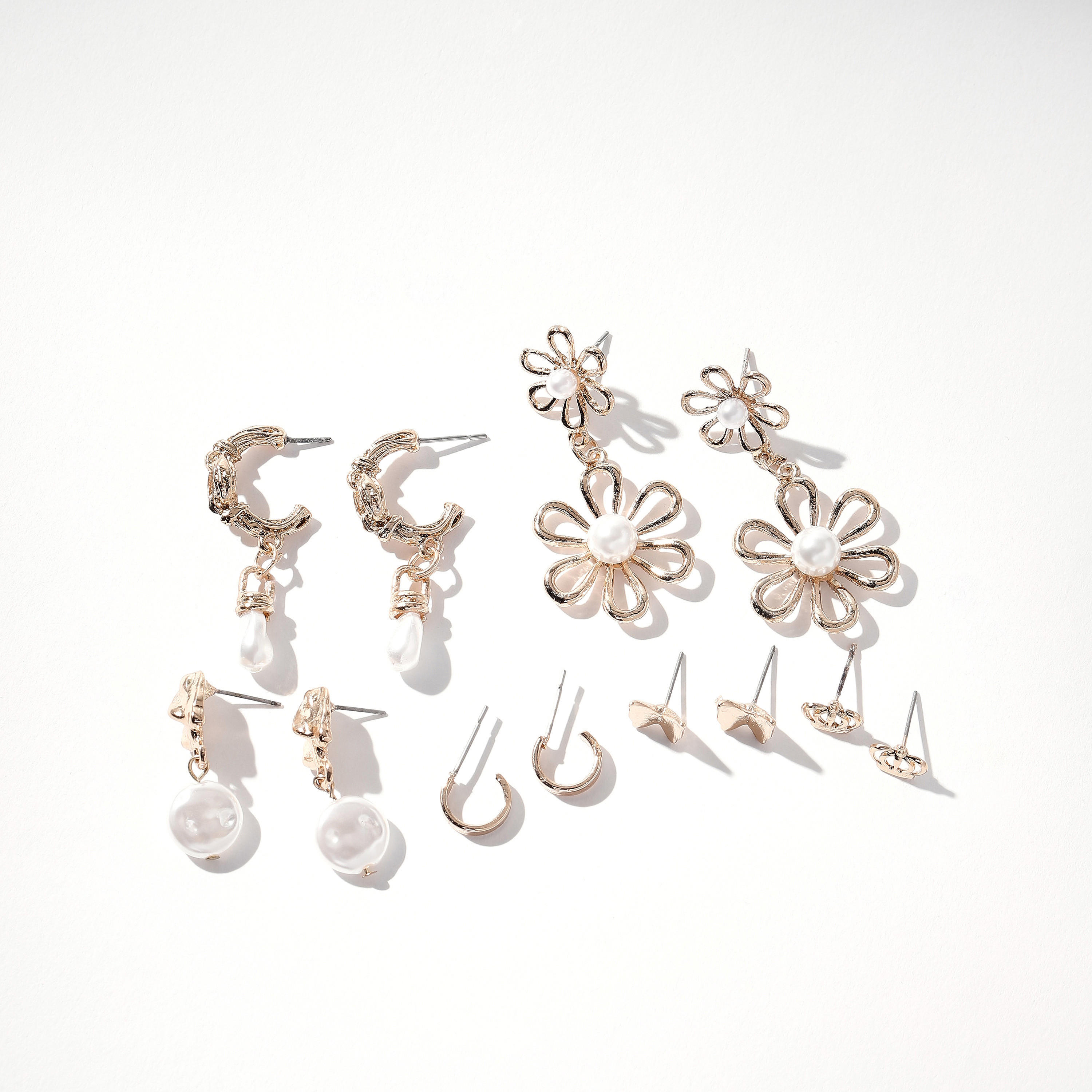 Assorted Earrings - Set of 6-women-watchesandjewellery-jewellery-earrings-image-2