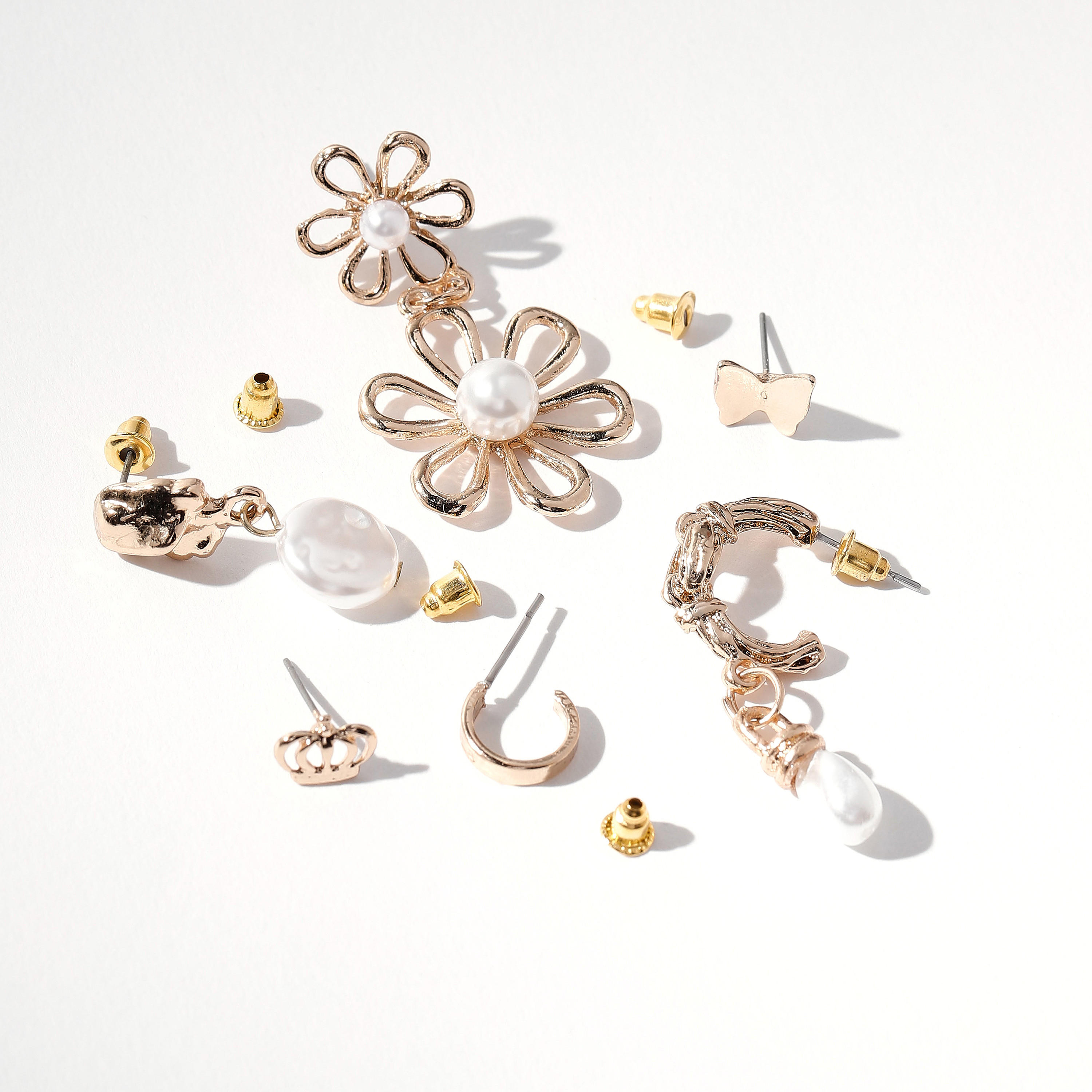 Assorted Earrings - Set of 6-women-watchesandjewellery-jewellery-earrings-image-3