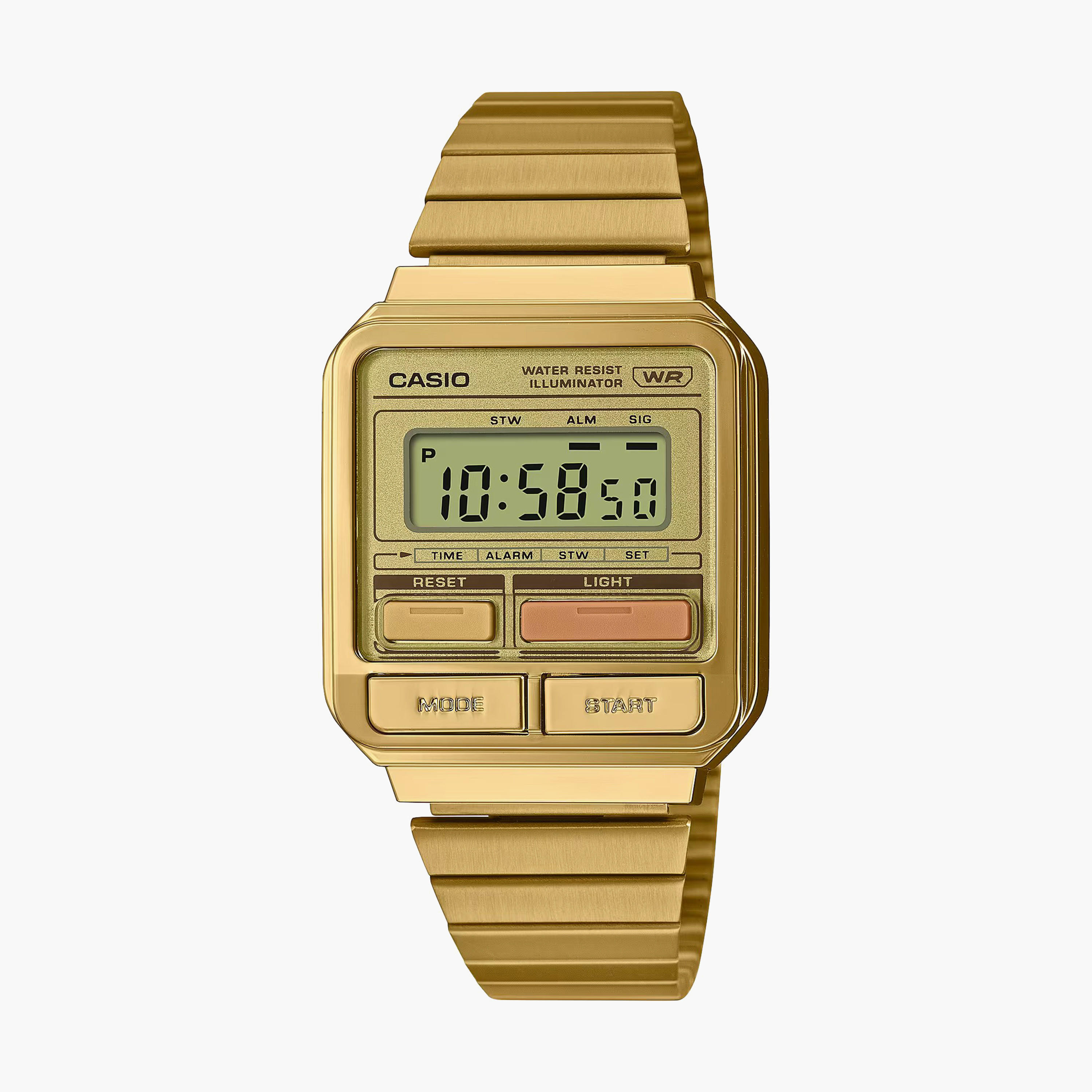 00ODC003N004- راقب حزام معدن تناظرية الفضة والذهب ملك الرجال أوماكس-women-watchesandjewellery-watches-image-3