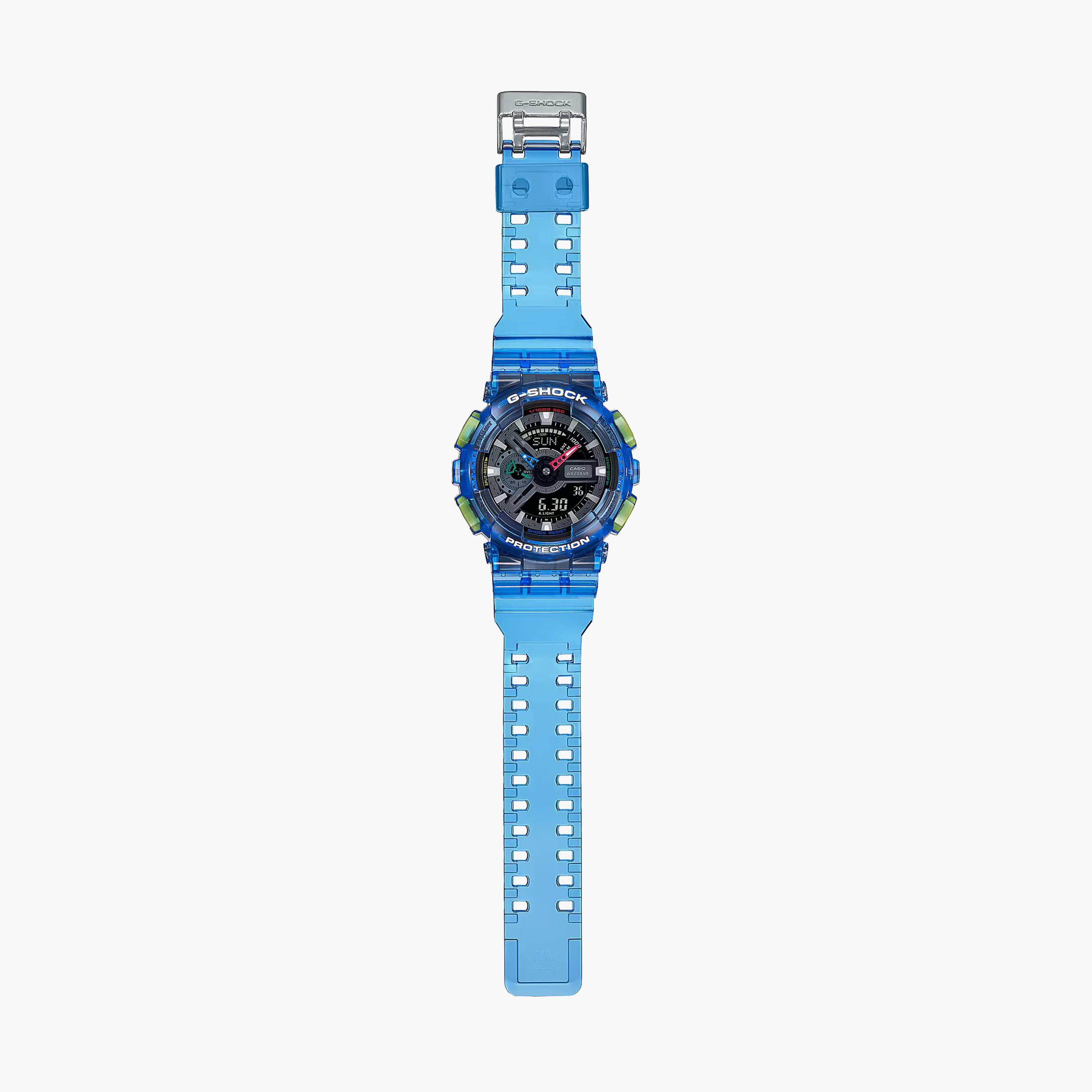 G-Shock Men's Blue Analog-Digital Resin Strap Watch | GA-110JT-2ADR-men-watchesandjewellery-watches-image-2