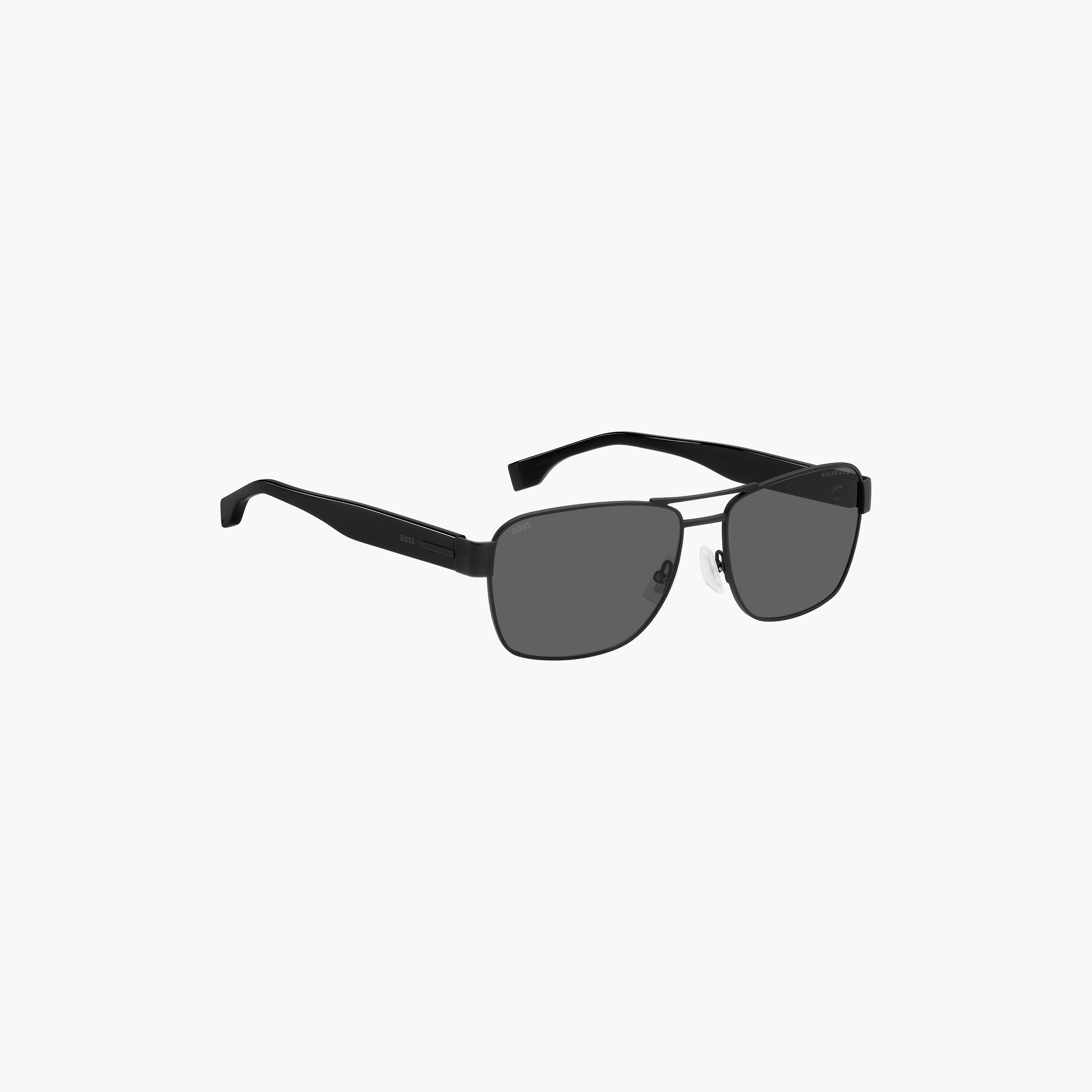 Hugo Boss Men's Polarized and UV Protected Grey Lens 60 mm Navigator Sunglasses | 205403-men-sunglasses-image-2