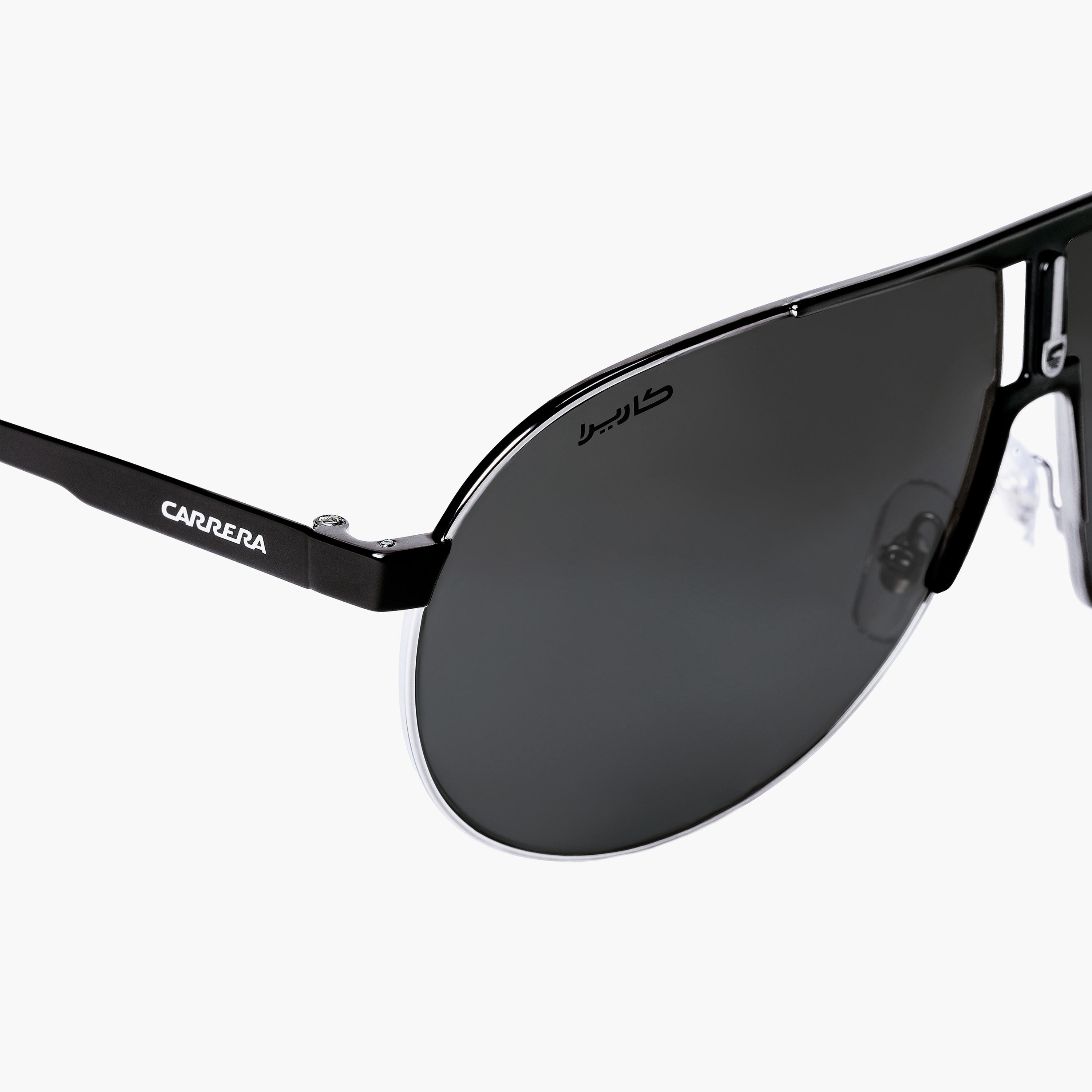 Carrera Polarized Grey Lens 66 MM Aviator Sunglasses | CARRERA 1005/SN-men-sunglasses-image-3