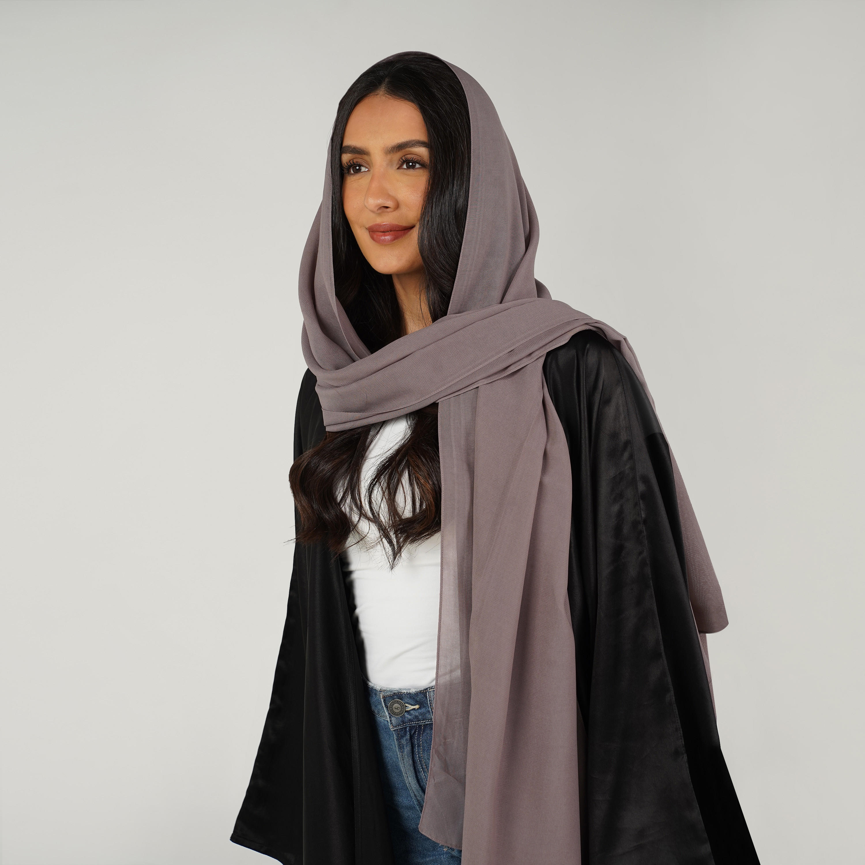 Zora Solid Chiffon Hijabs -women-arabicclothing-headscarf-hijab-image-1