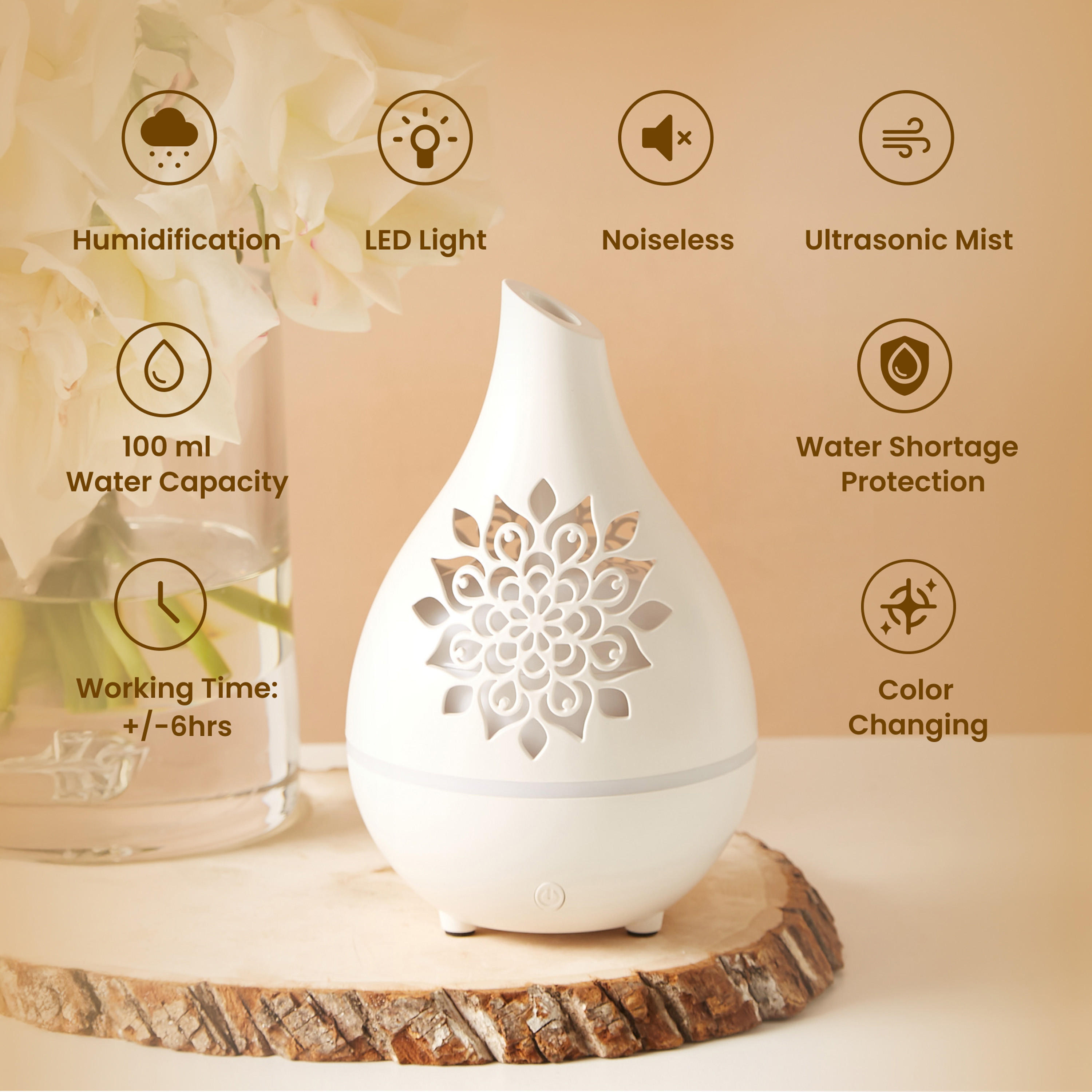 موزع عطور بتفاصيل مفرغة من ياسمين - 100 مل-household-homefragrance-airrevitalisersandhumidifiers-image-1