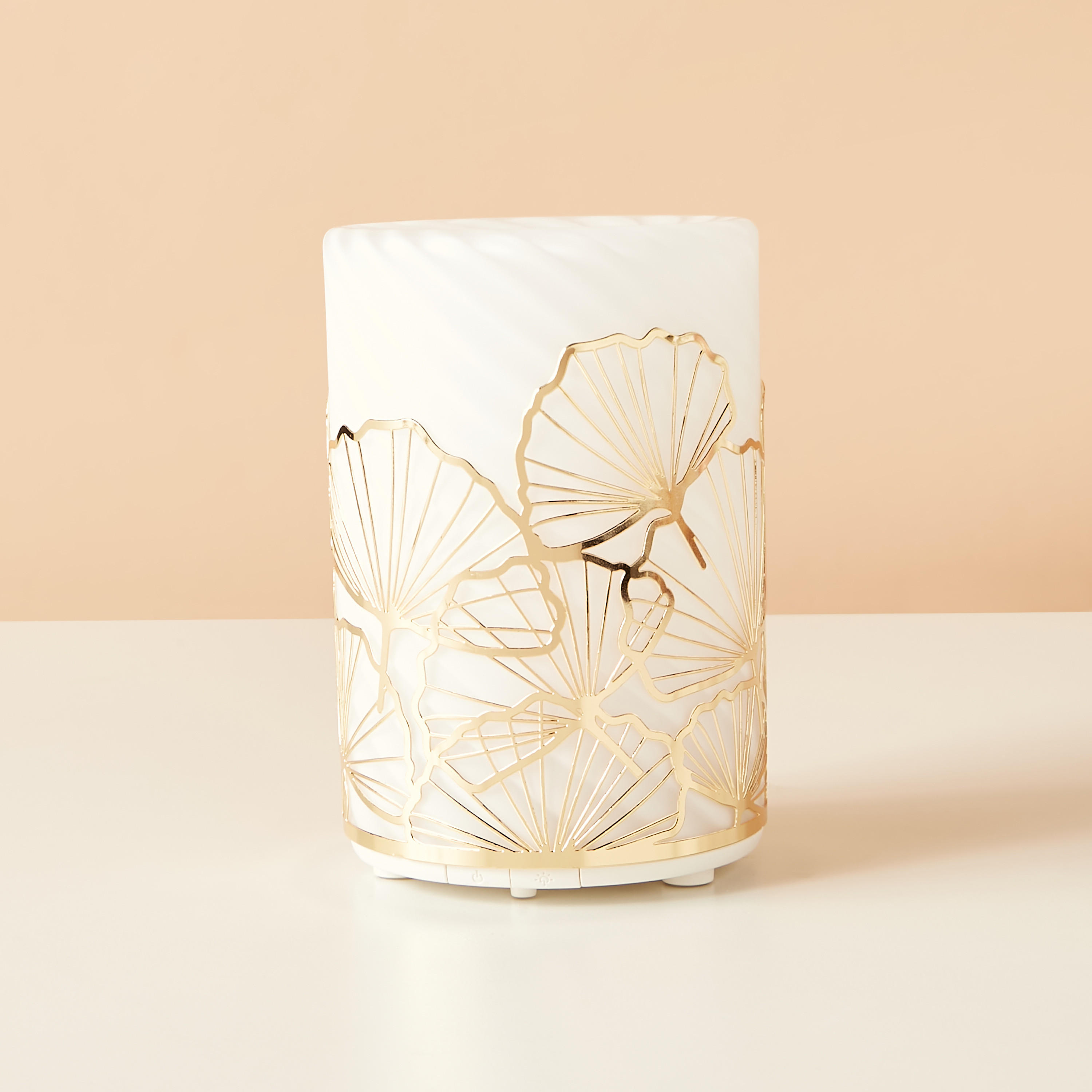 Gingko Embossed Aroma Diffuser - 150 ml-household-homefragrance-airrevitalisersandhumidifiers-image-3