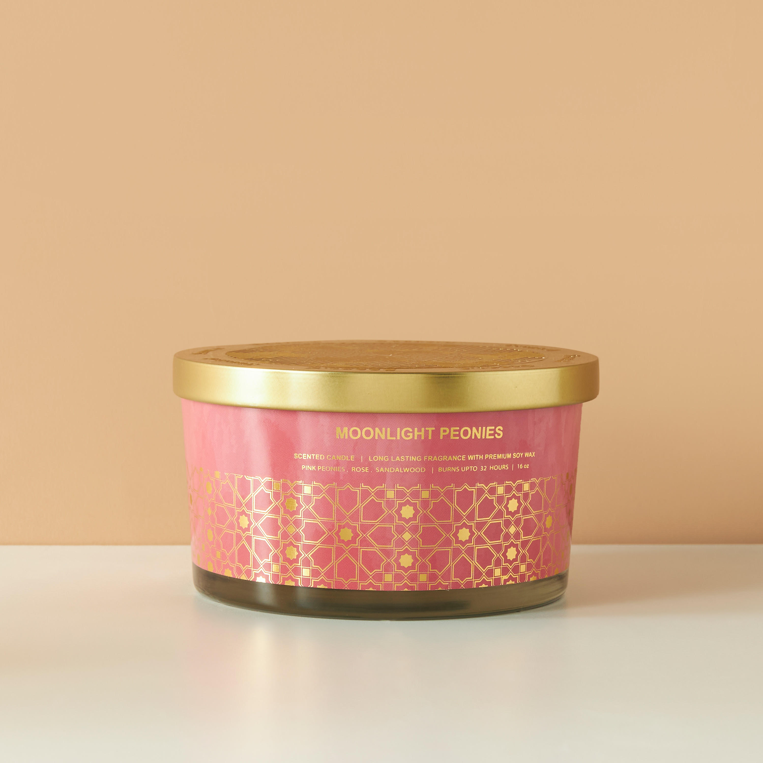 Scent.d Moonlight Peonies 3-Wick Jar Candle - 16 oz-household-homefragrance-candles-image-2
