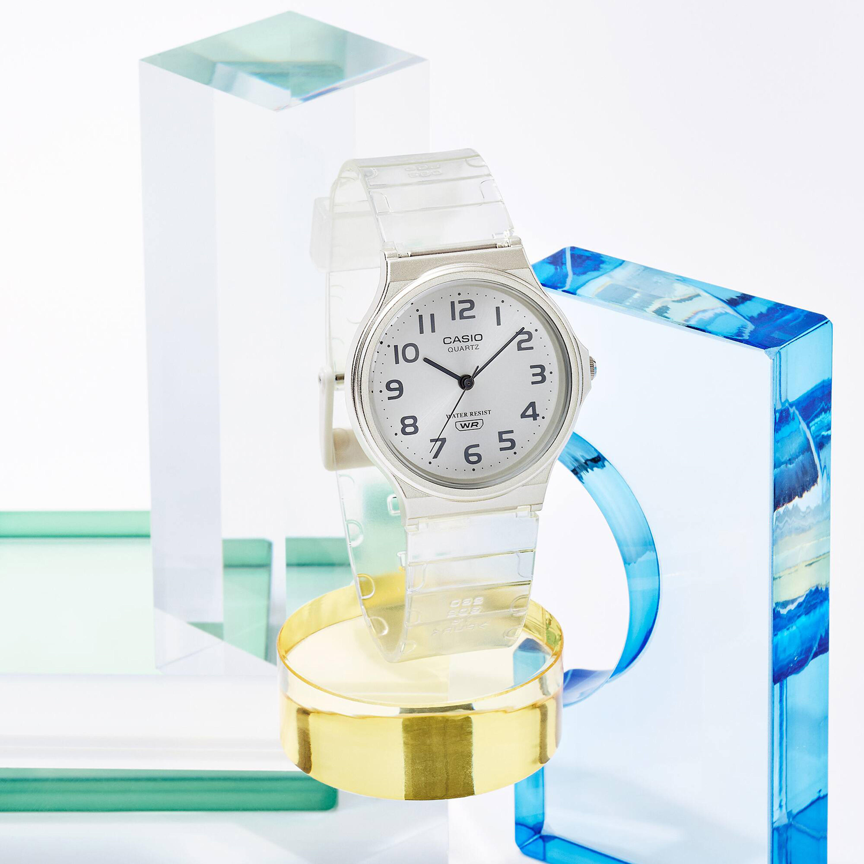 Casio Women's Transparent Analog Silicone Strap Watch | MQ-24S-7BDF | 35 MM-women-watchesandjewellery-watches-image-3