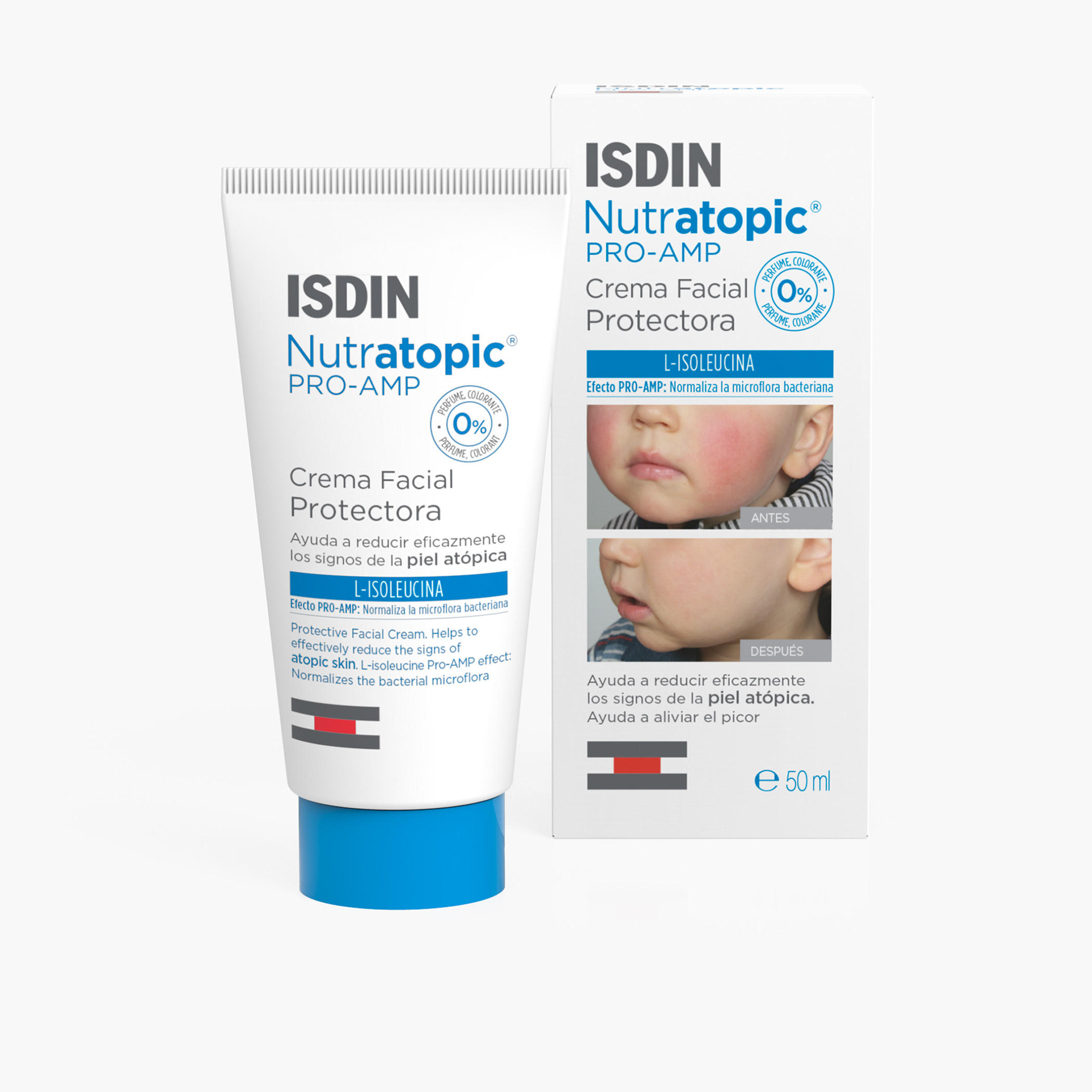 ISDIN Nutratopic Pro-Amp Facial Cream - 50 ml-beautyandpersonalcare-makeup-face-bbandcccreams-image-1