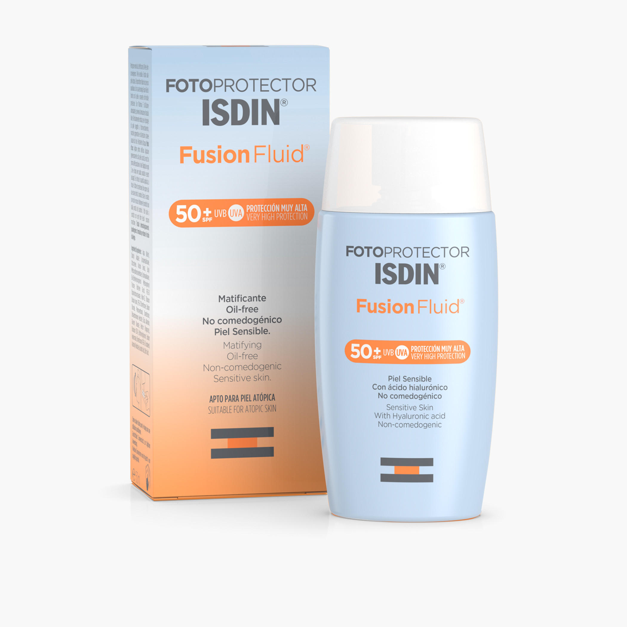 ISDIN Fotoprotector Fusion Fluid SPF 50 Plus Sunscreen - 50 ml-beautyandpersonalcare-makeup-face-bbandcccreams-image-1