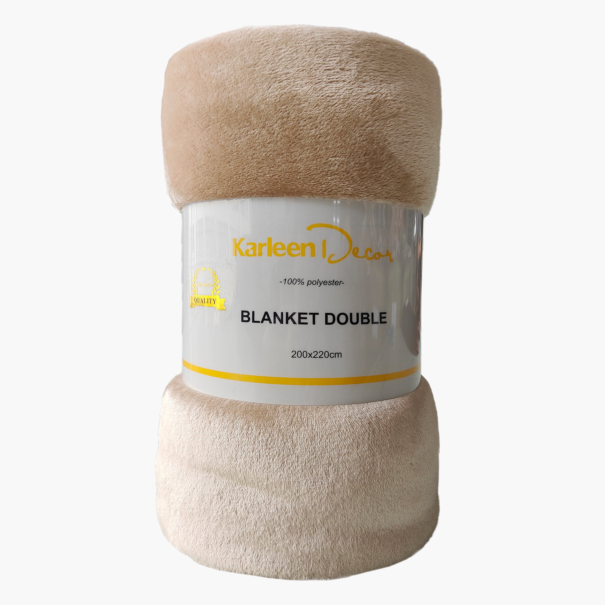 بطانية فلانيل من كارلين ديكور - 200x220 سم-household-bedding-blankets-image-1