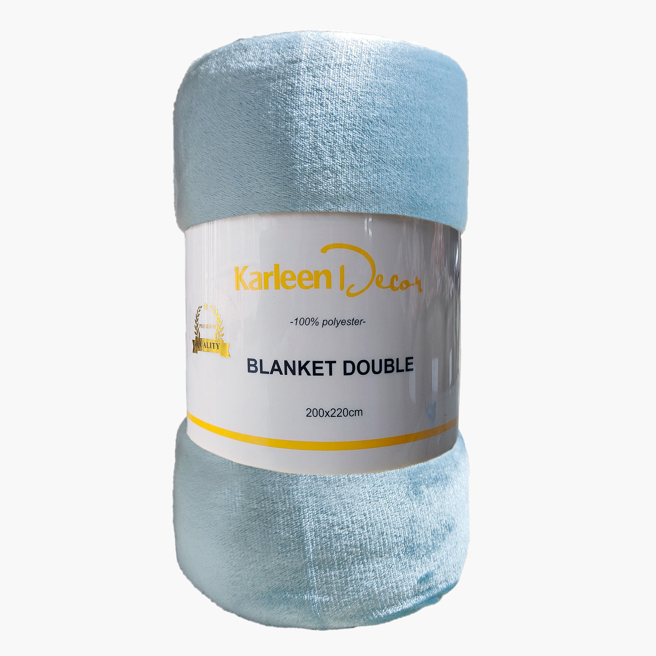 بطانية فلانيل بارزة الملمس كارلين ديكور - 200x220 سم-household-bedding-blankets-image-1