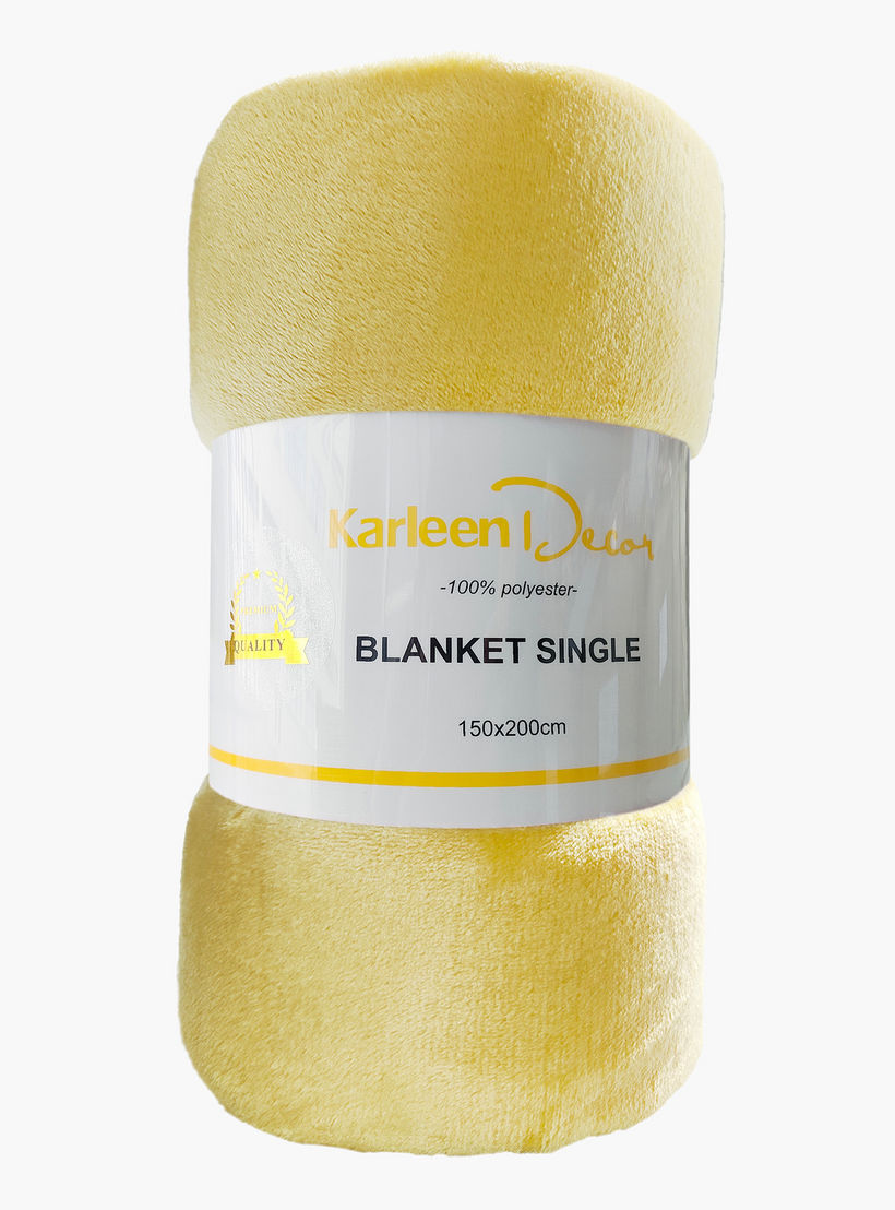 بطانية فلانيل بارزة الملمس كارلين ديكور - 150x200 سم-household-bedding-blankets-image-2