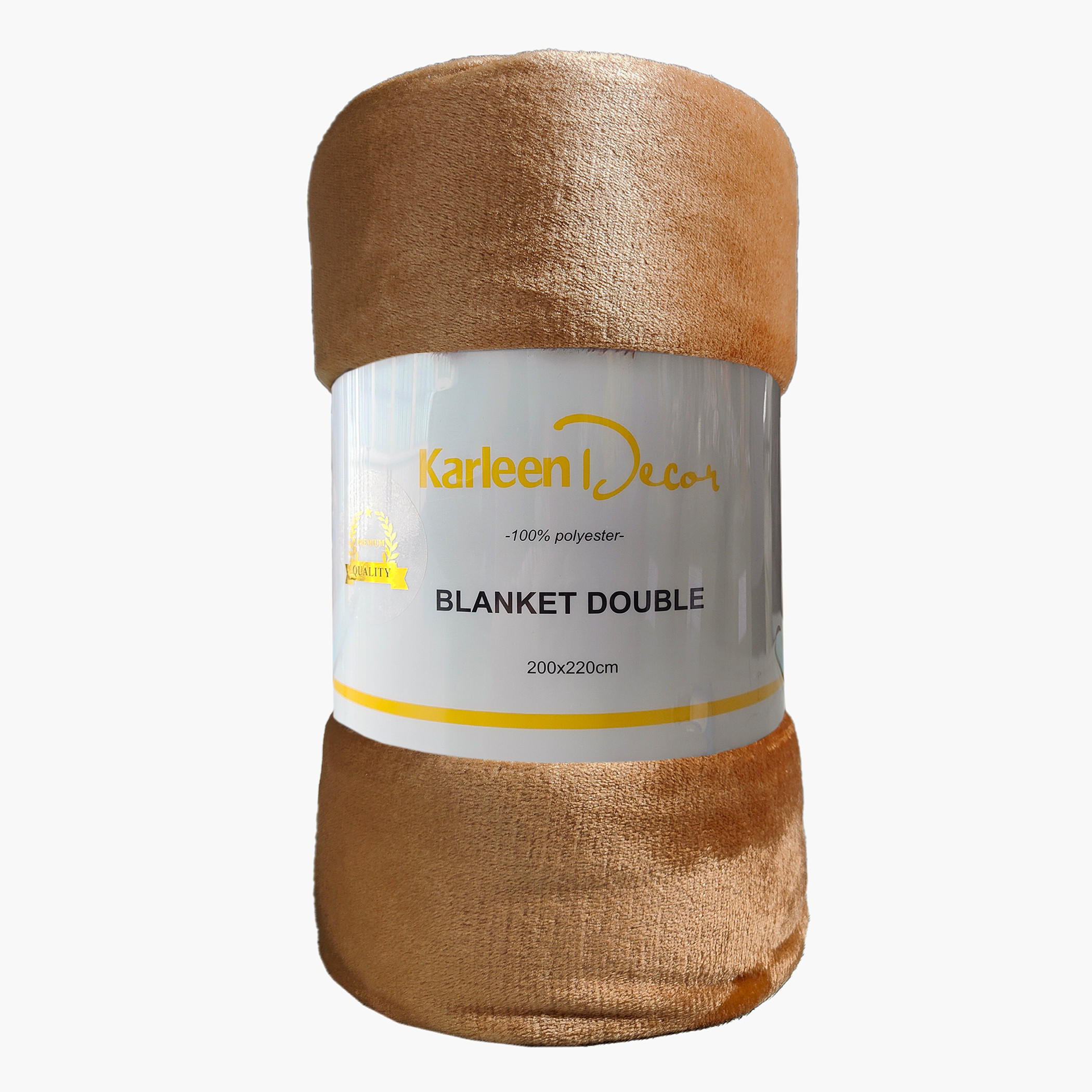 Karleen Decor Flannel Textured Blanket - 200x220 cms-household-bedding-blankets-image-1
