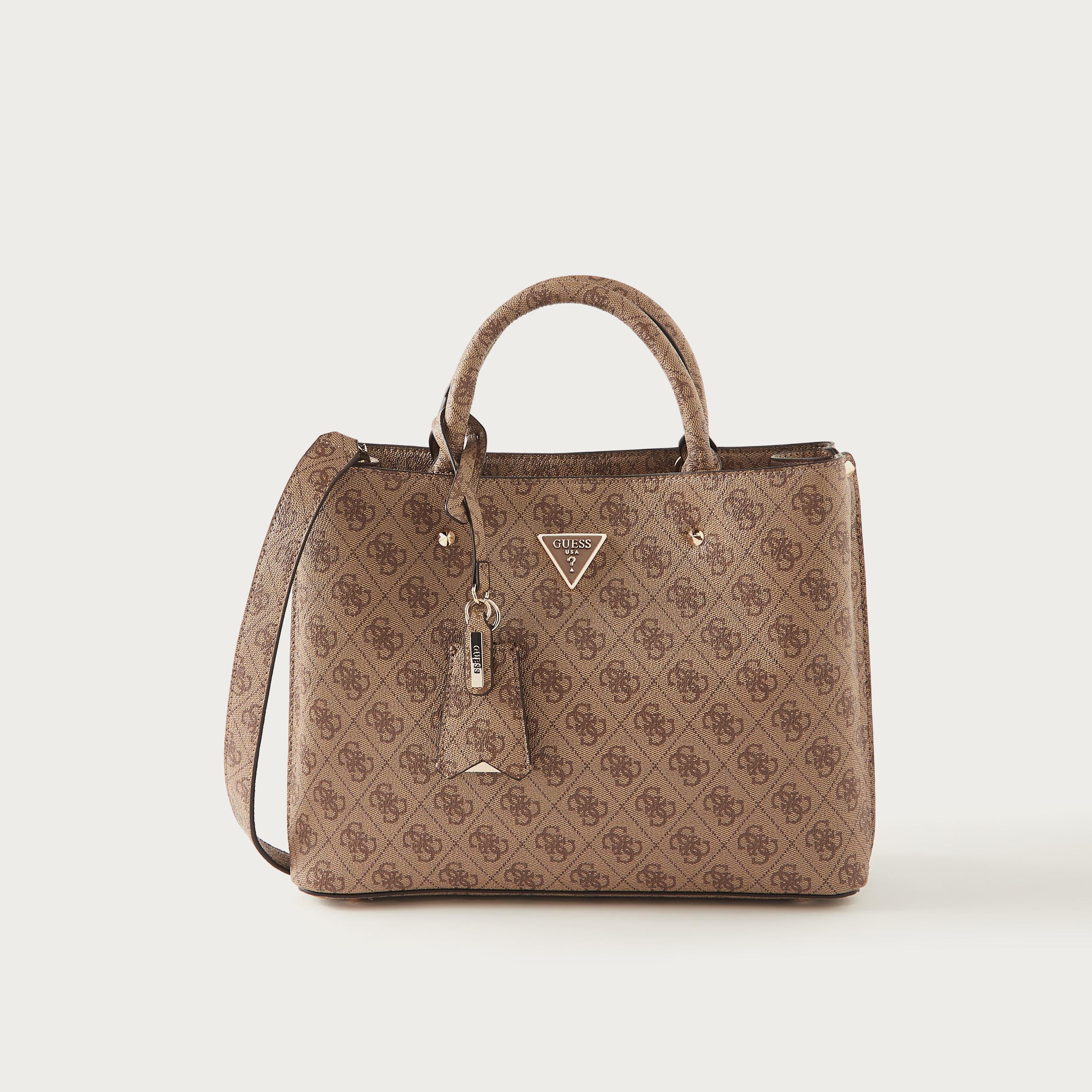 Guess All-Over Logo Print Tote Bag-women-bagsandwallets-handbags-image-1