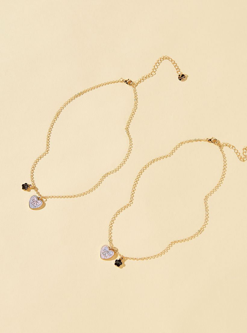 Assorted Necklace with Lobster Clasp Closure - Set of 2-women-watchesandjewellery-jewellery-necklacesandpendants-image-1