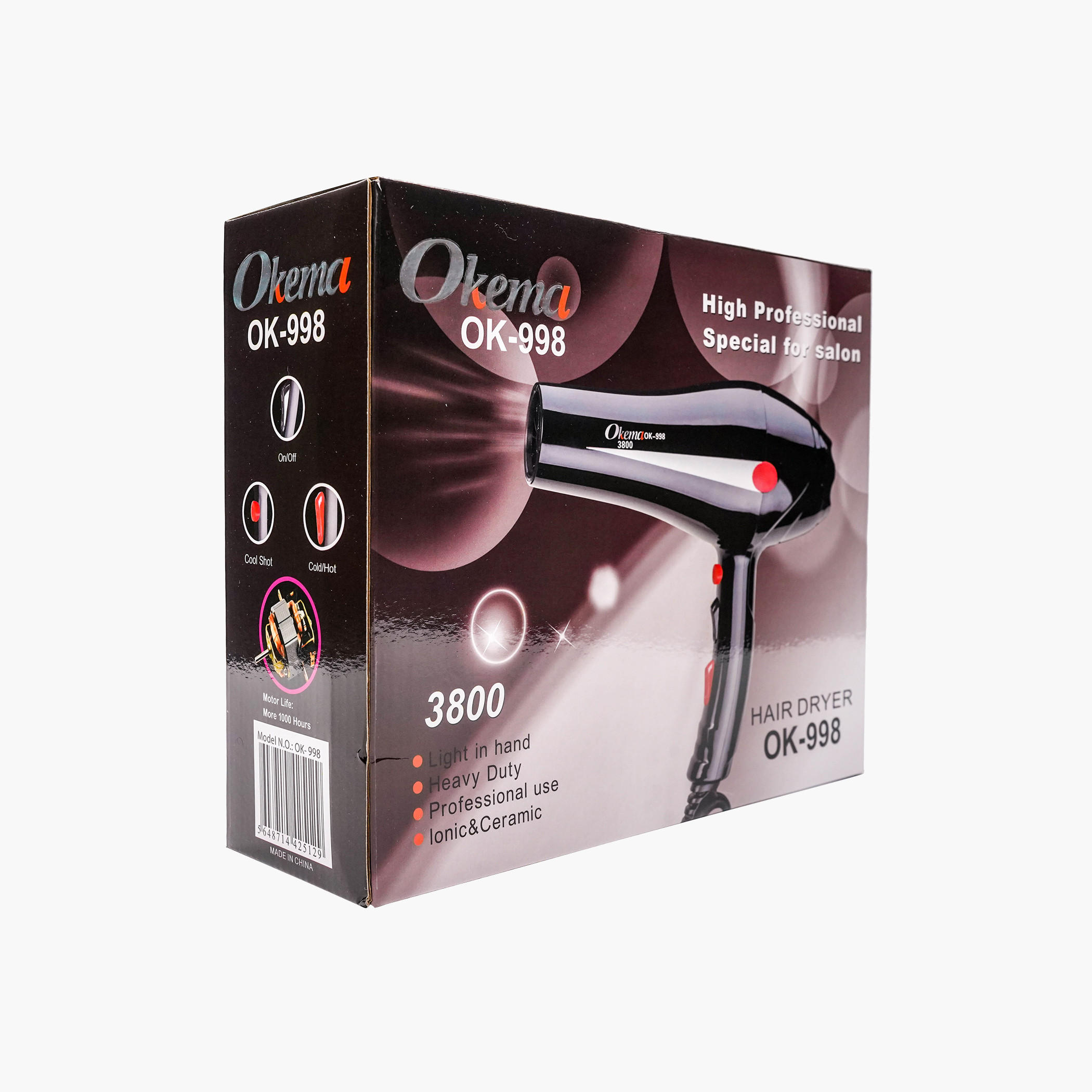Okema Ok-998 Hair Dryer-beautyandpersonalcare-appliances-hairstylingtools-hairdryers-image-12