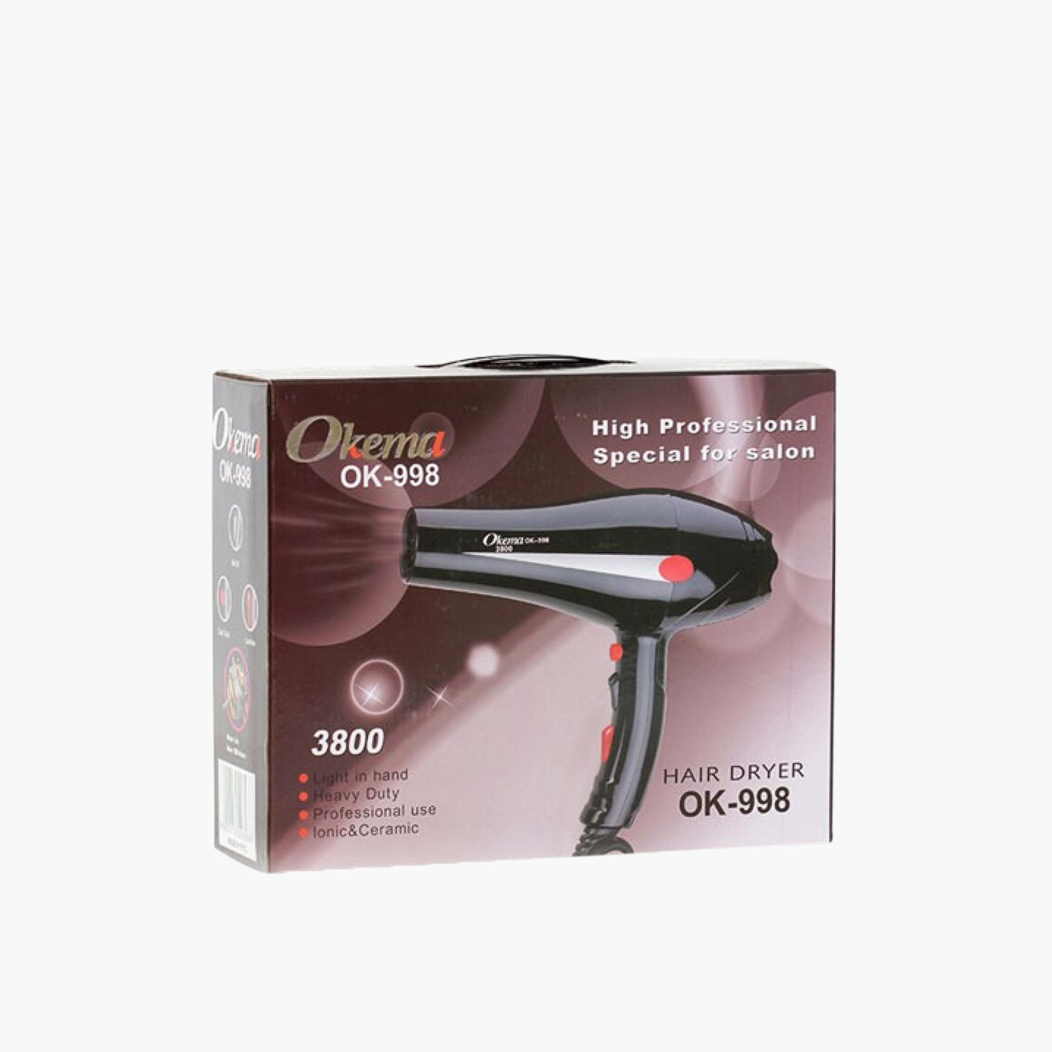 Okema Ok-998 Hair Dryer-beautyandpersonalcare-appliances-hairstylingtools-hairdryers-image-14