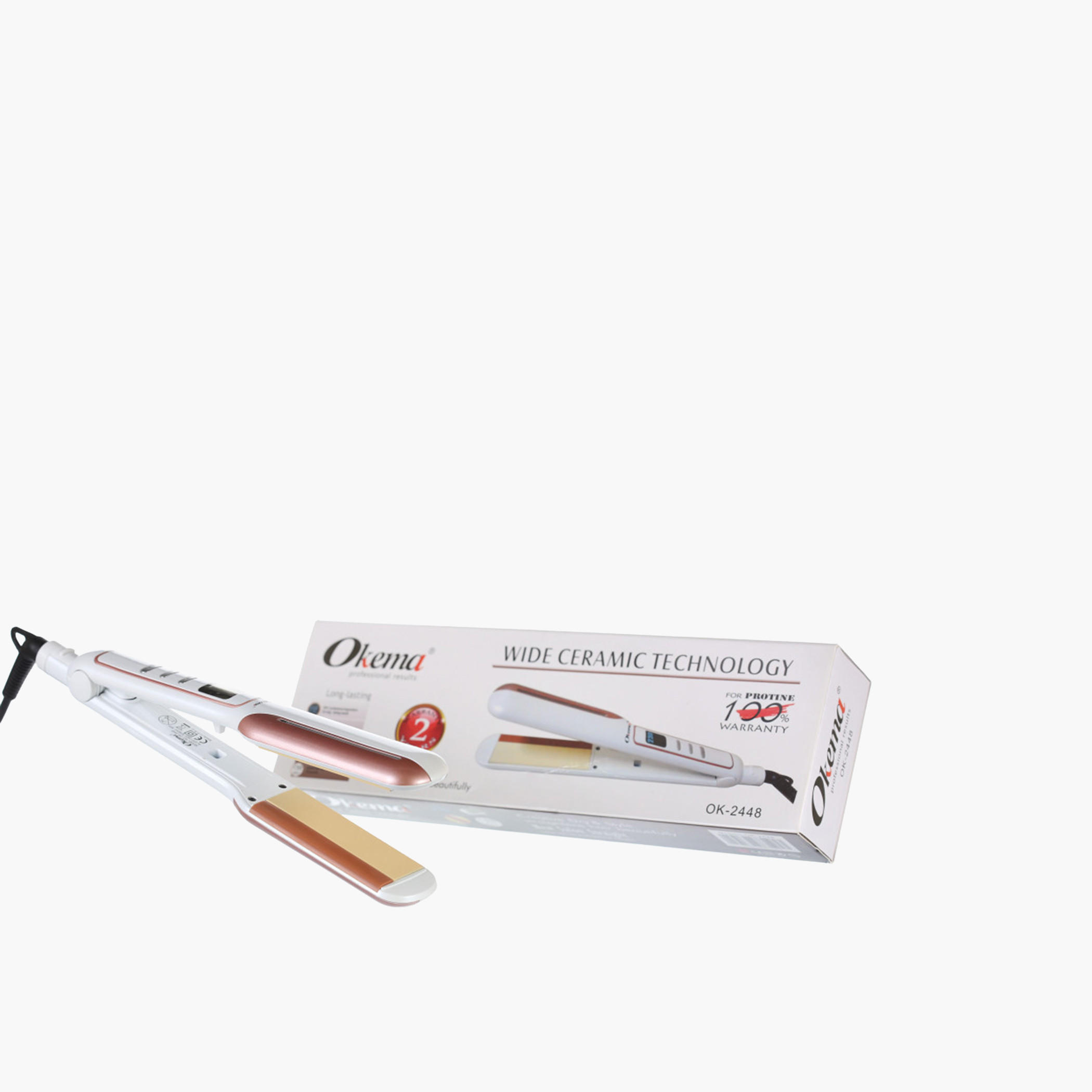 Okema Hair Straightener - OK-2448-beautyandpersonalcare-hair-stylingtools-straightener-image-4