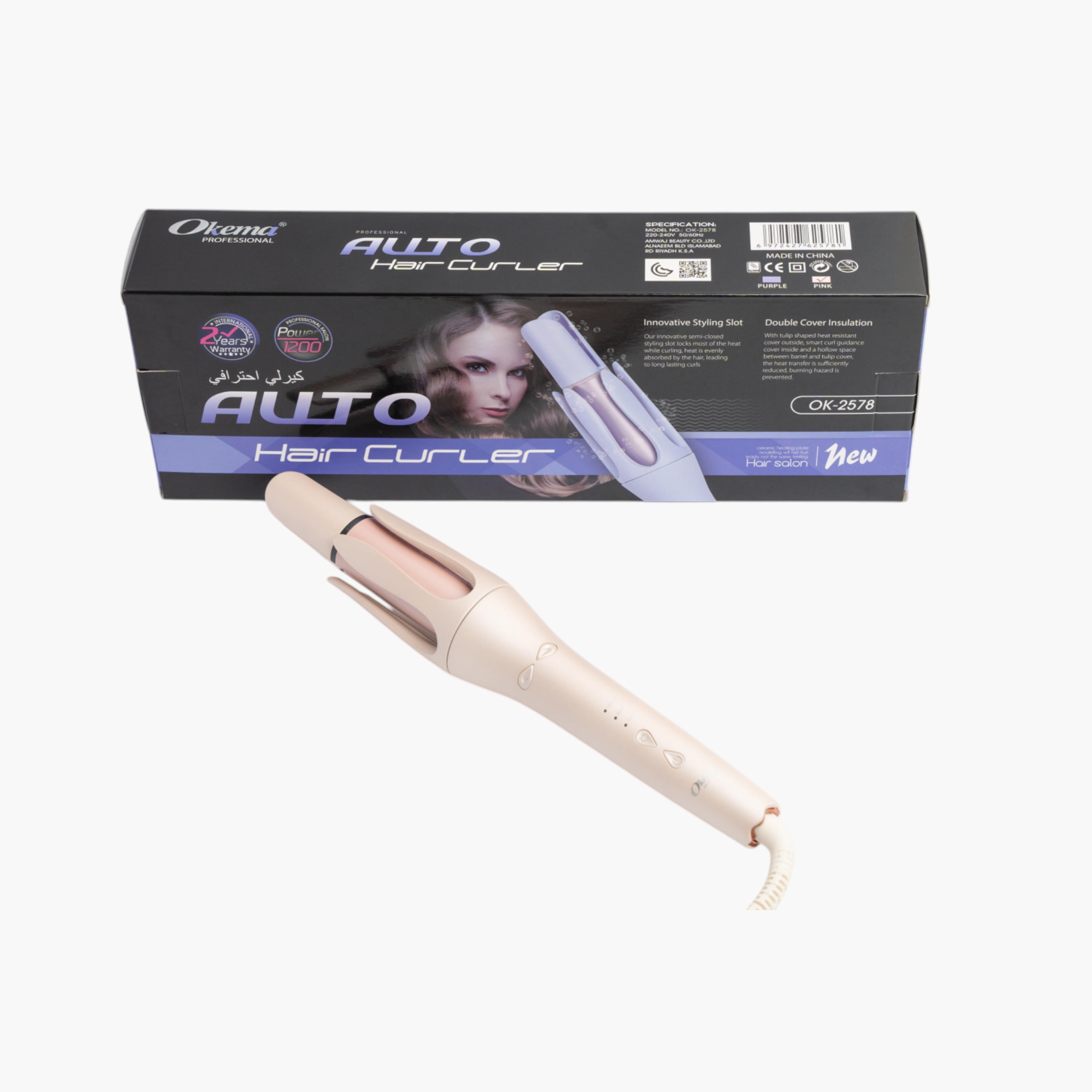 Okema Auto Hair Curler - OK-2578-beautyandpersonalcare-appliances-hairstylingtools-curlingandstyler-image-1