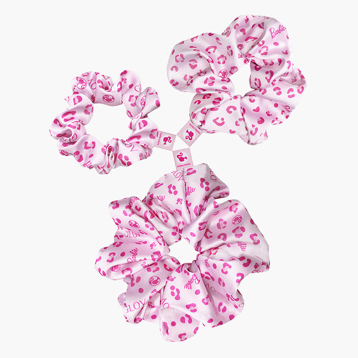 Glov Barbie Print 3-Piece Scrunchie Set-women-hairaccessories-others-image-3