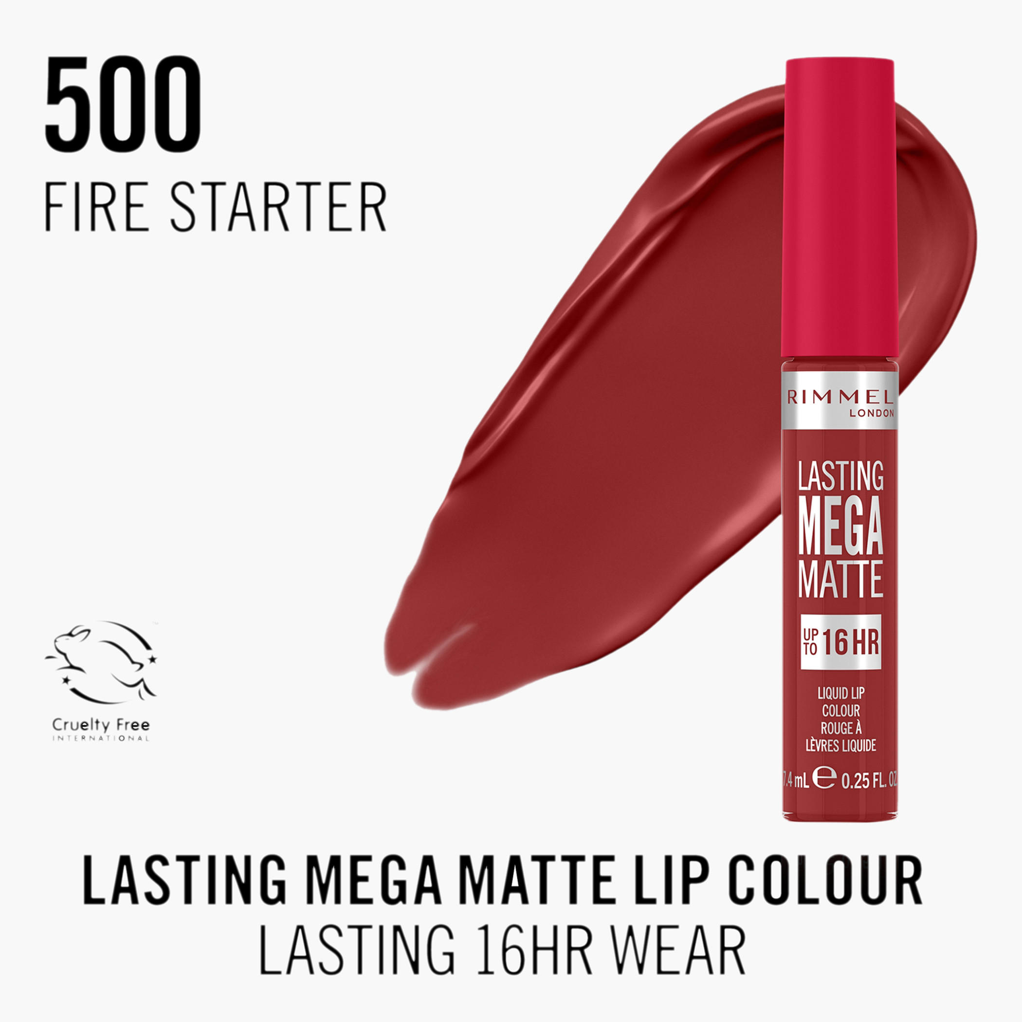 Rimmel London 810 Lasting Mega Matte Liquid Lipstick -  7.4 ml-beautyandpersonalcare-makeup-lips-liquidlipsticks-image-3