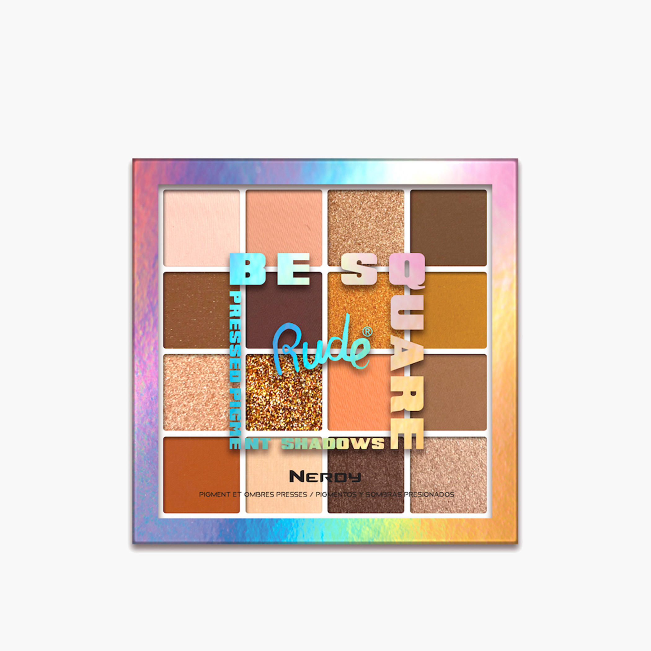 Rude Be Square Eyeshadow Palette-beautyandpersonalcare-makeup-eyes-eyeshadows-image-1