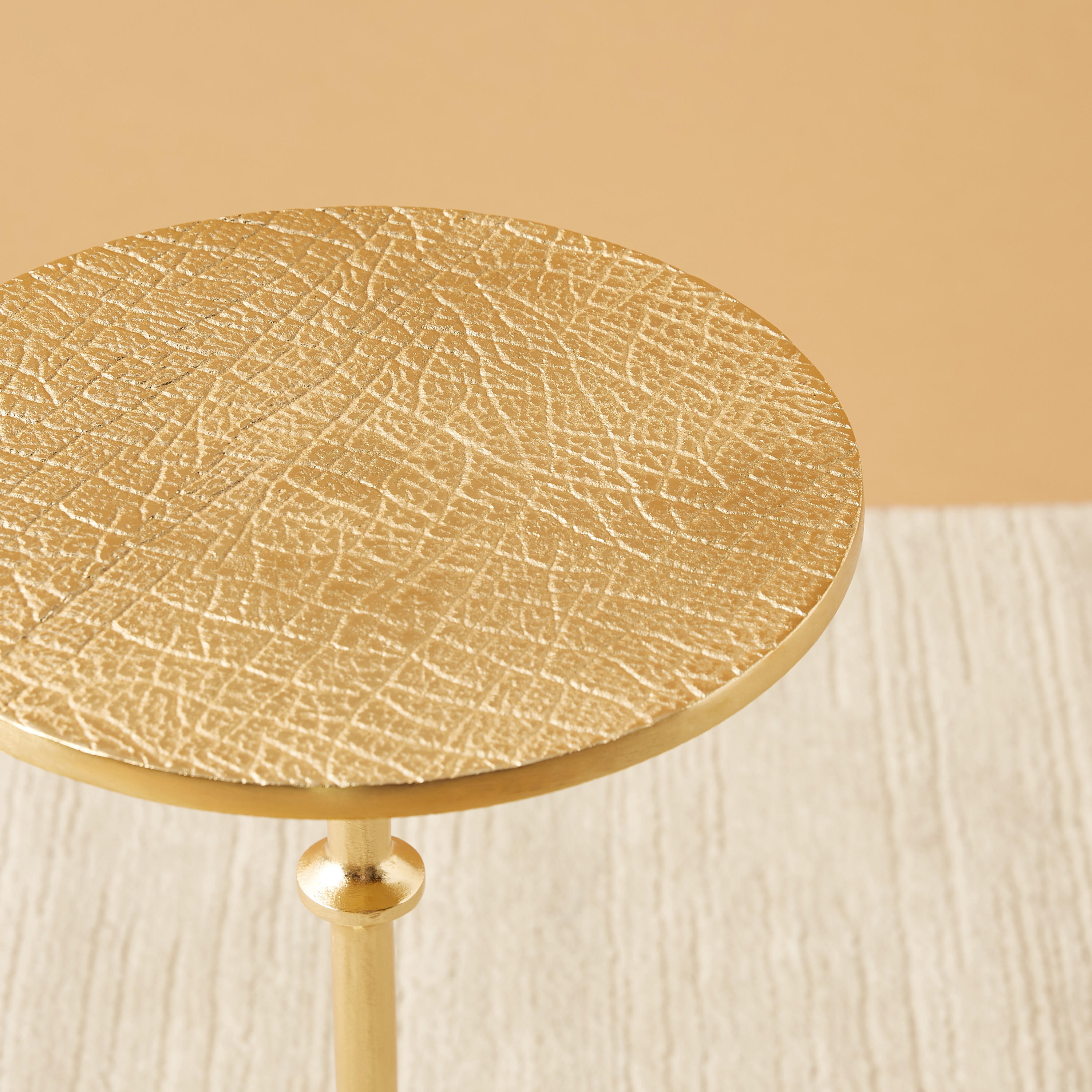 Textured Accent Table - 30x55 cms-furniture-livingroom-sideandendtables-image-3