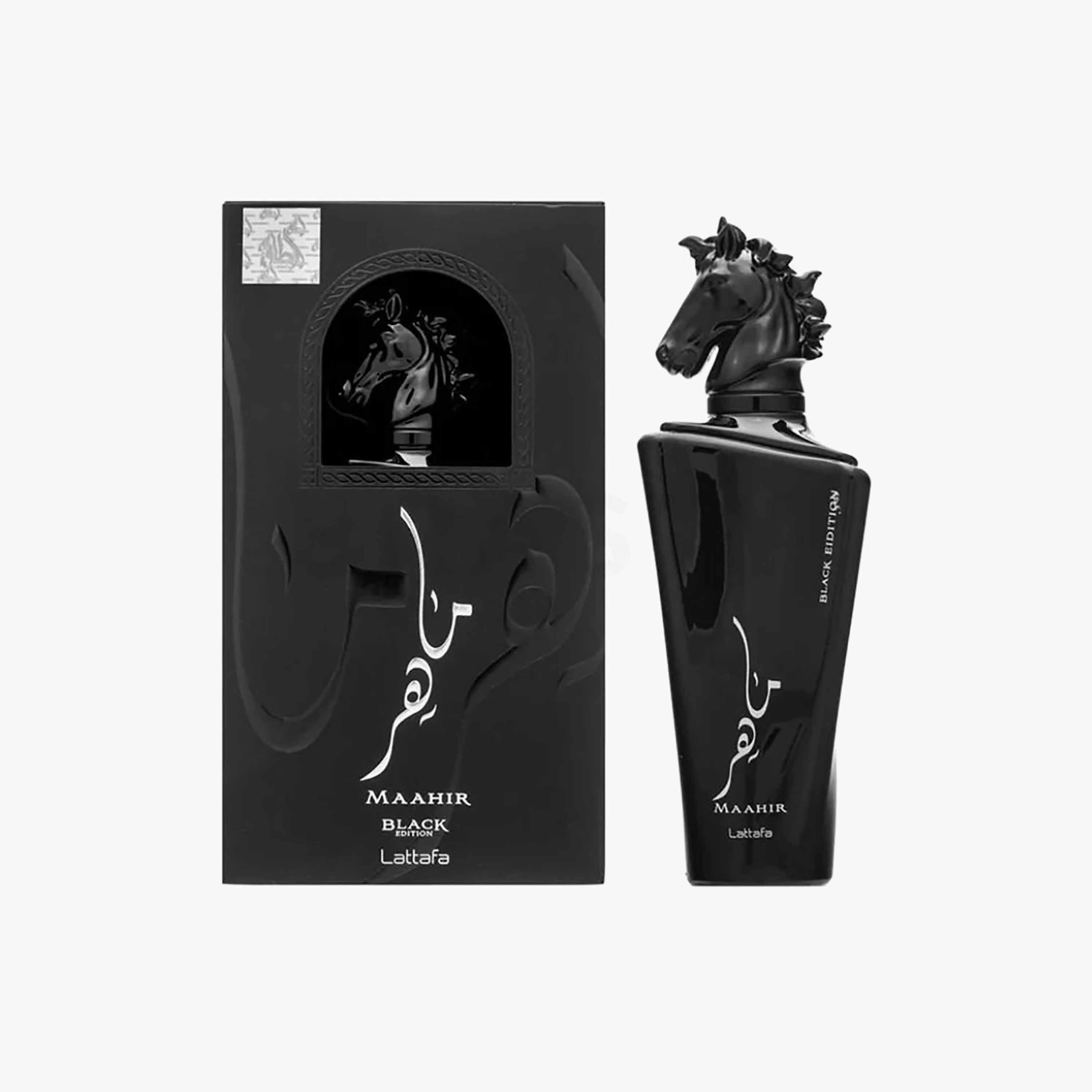 Lattafa Maahir Black Edition Edp For Men 100Ml-beautyandpersonalcare-fragrance-men-image-2