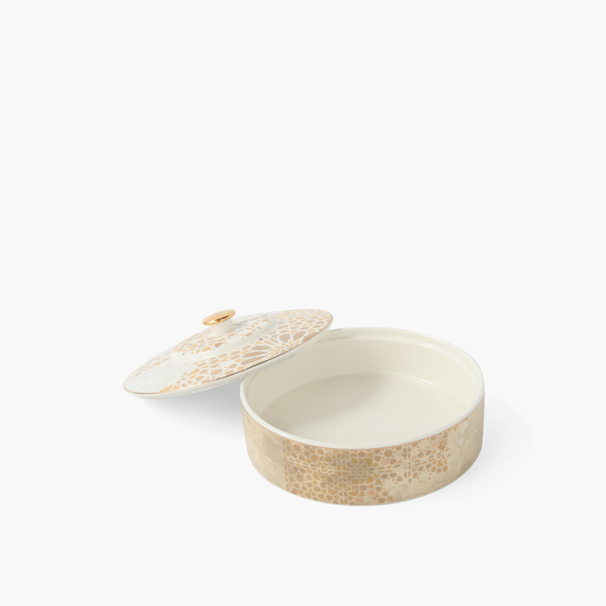 Printed Bone China Date Bowl - 19 cms-household-kitchen-foodstorage-containers-image-3
