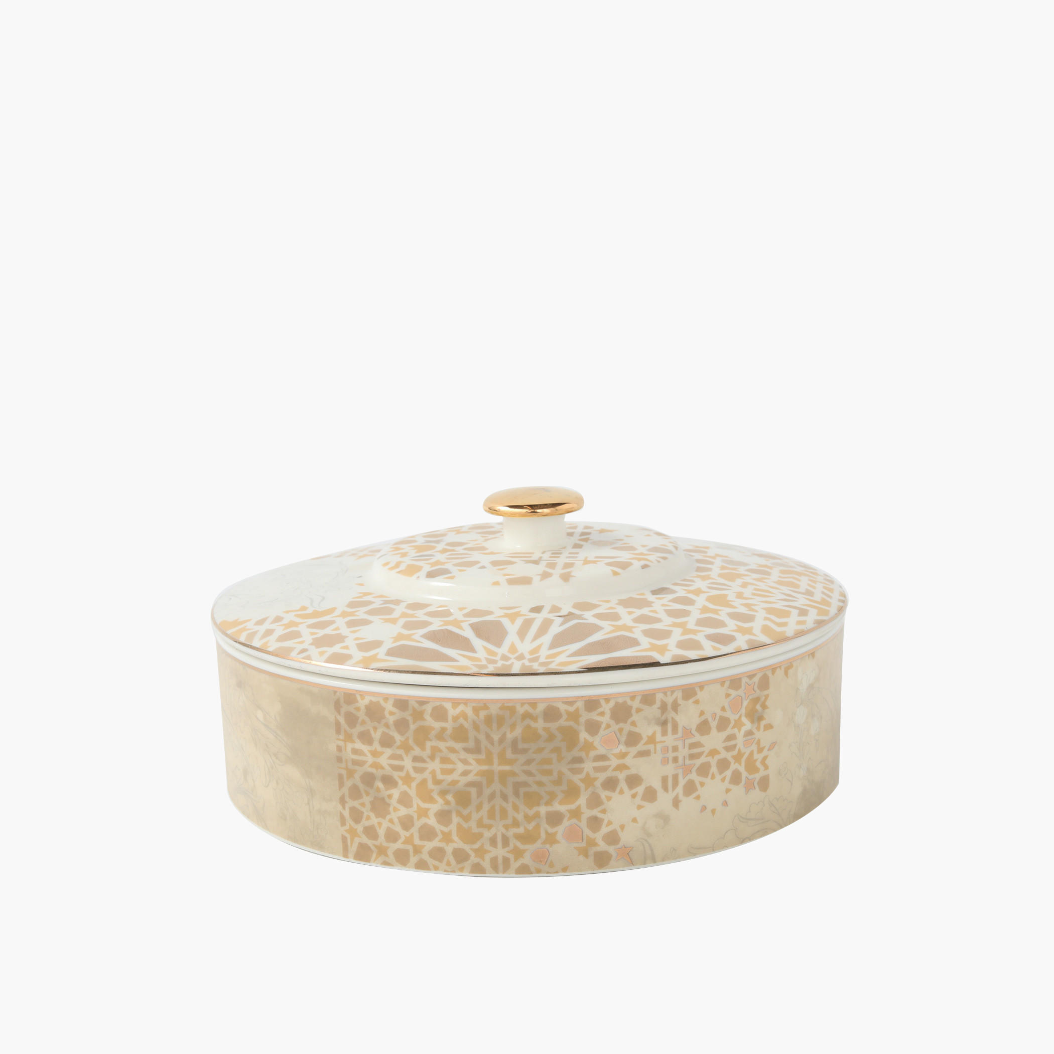 Printed Bone China Date Bowl - 19 cms-household-kitchen-foodstorage-containers-image-4