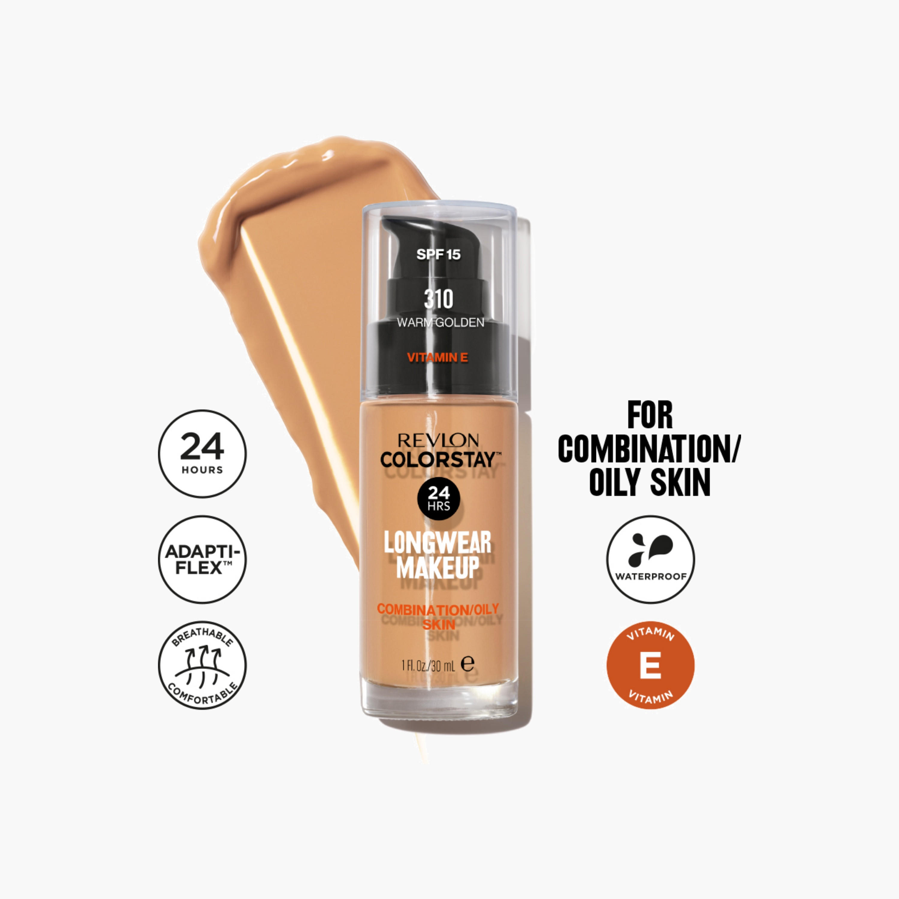 كريم أساس ريفلون مات طويل الأمد مع عامل حماية من الشمس SPF15-beautyandpersonalcare-makeup-face-foundations-image-10