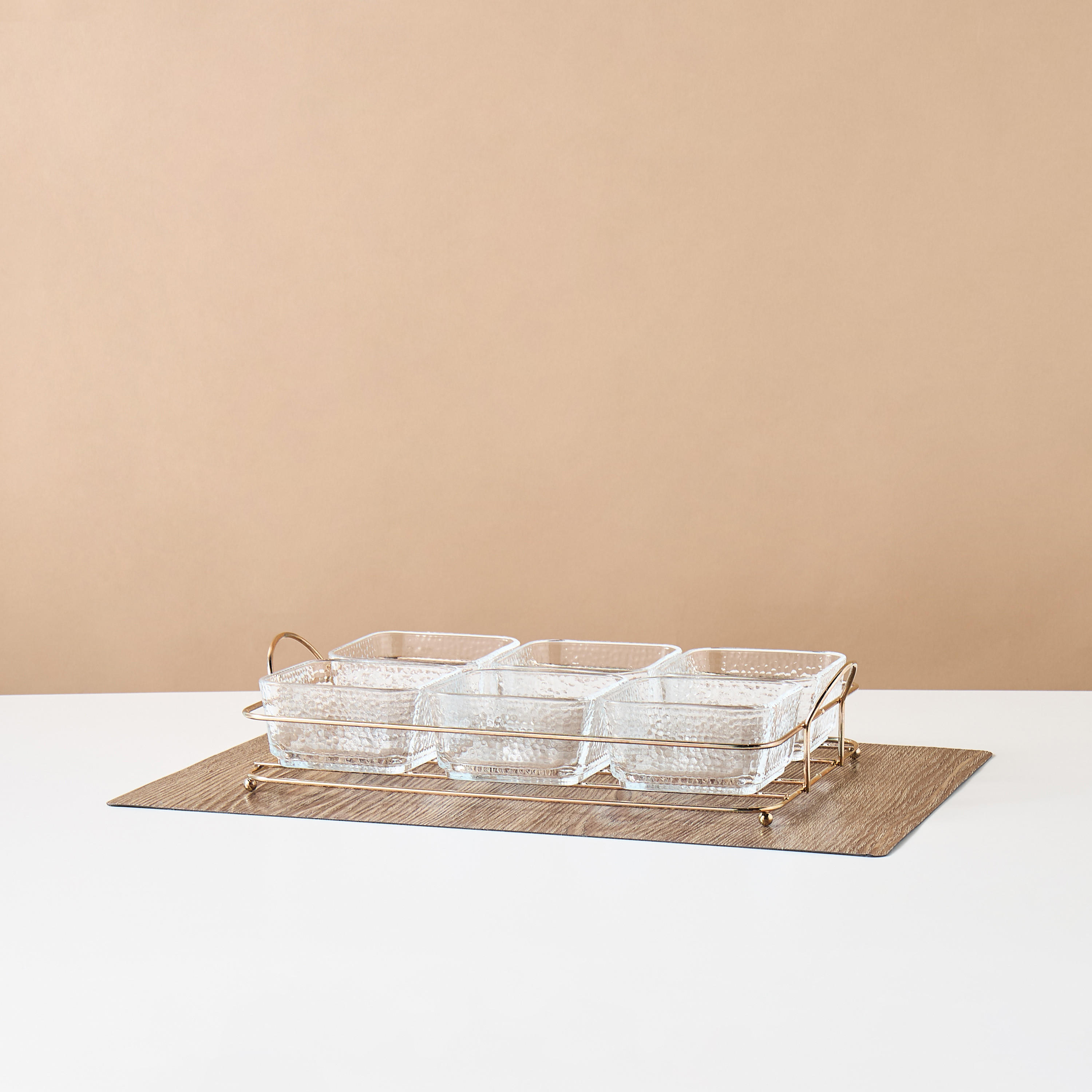 Glass 7-Piece Bowl Set with Stand-household-dining-dinnerware-bowls-image-1