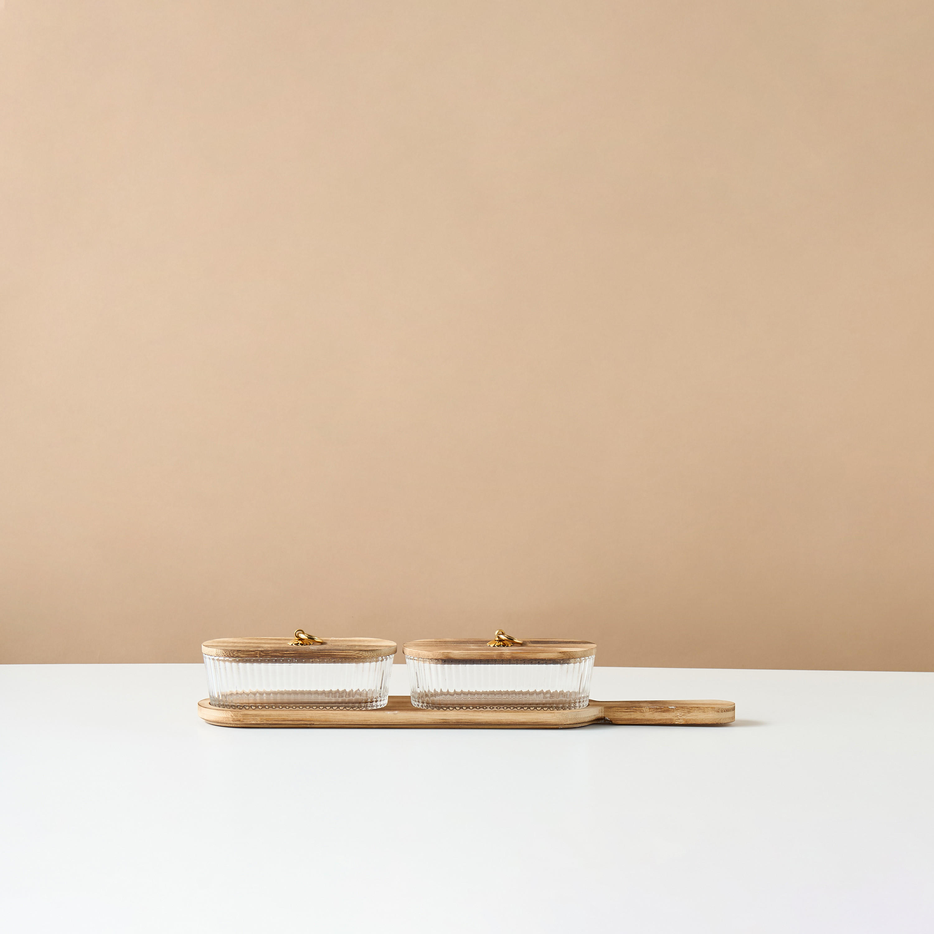 Glass 2-Piece Bowl Set with Tray-household-dining-serveware-chipsanddip-image-2