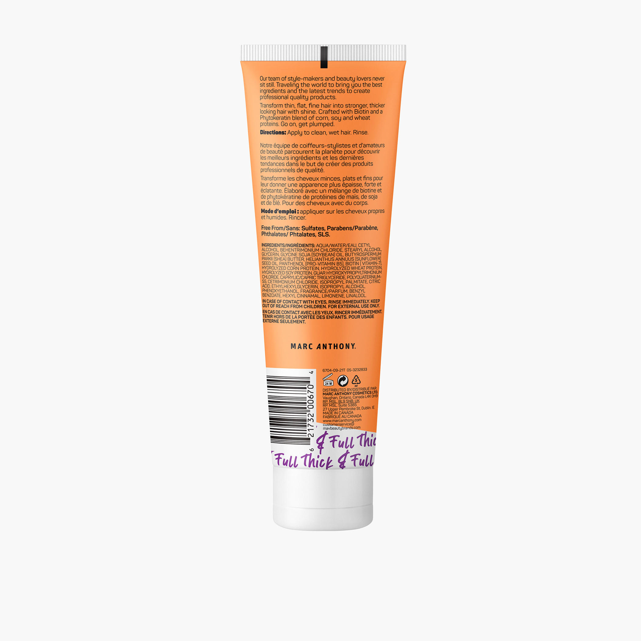 Marc Anthony Instantly Thick Biotin Conditioner - 250 ml-beautyandpersonalcare-hair-haircare-conditioners-image-2