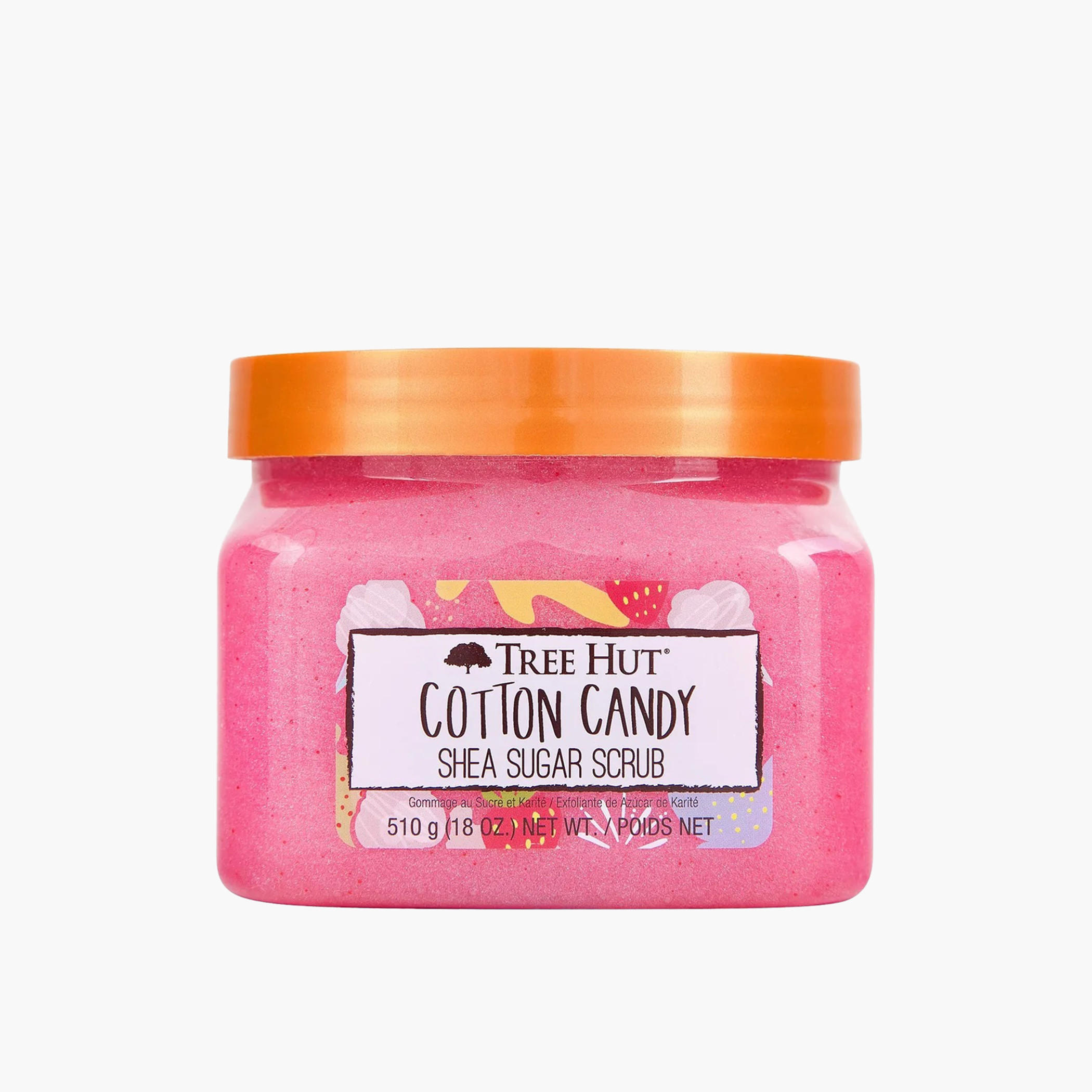 Tree Hut Cotton Candy Sugar Scrub - 510 gms-beautyandpersonalcare-bathandbody-bathandshower-scrubs-image-1