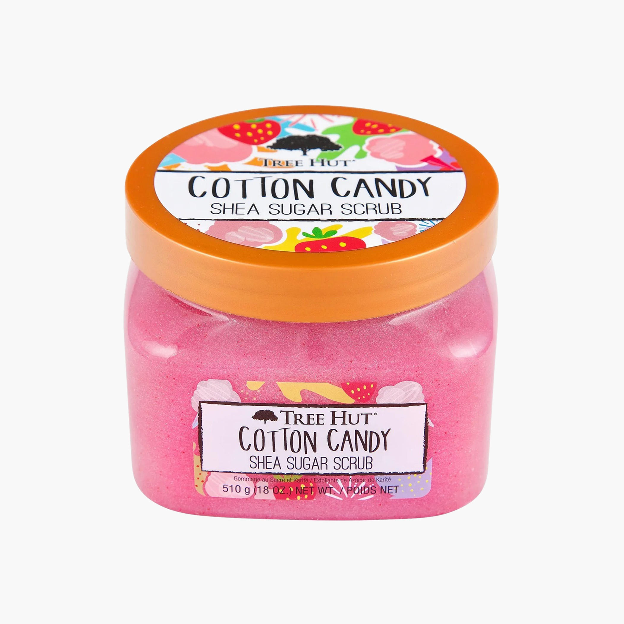 Tree Hut Cotton Candy Sugar Scrub - 510 gms-beautyandpersonalcare-bathandbody-bathandshower-scrubs-image-2