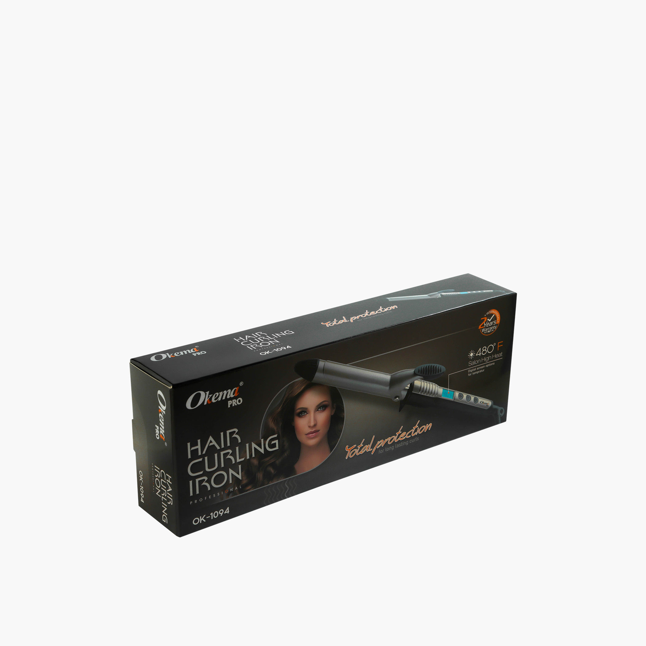 Okema Hair Curling Iron - OK-1094-beautyandpersonalcare-appliances-hairstylingtools-curlingandstyler-image-1
