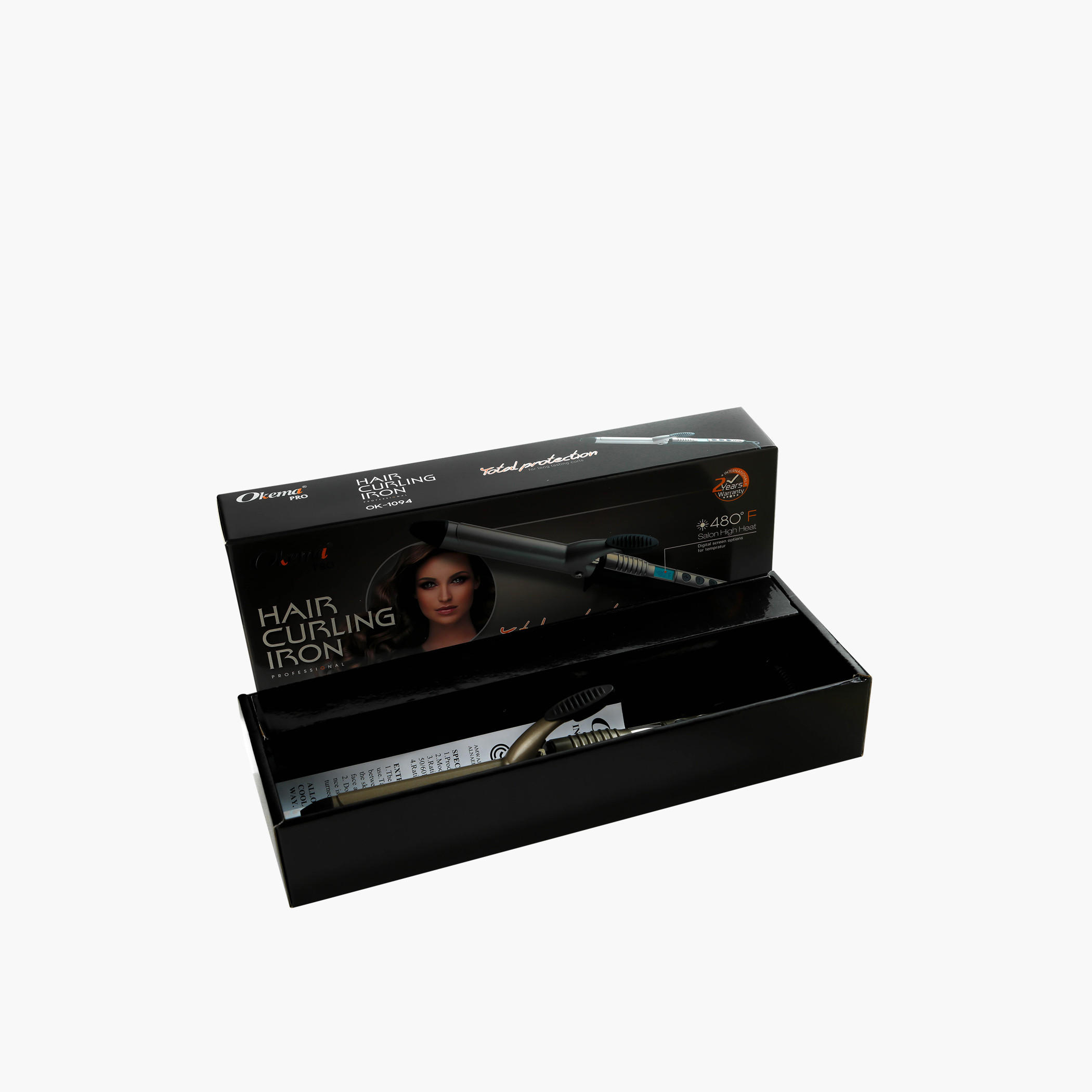 Okema Hair Curling Iron - OK-1094-beautyandpersonalcare-appliances-hairstylingtools-curlingandstyler-image-7