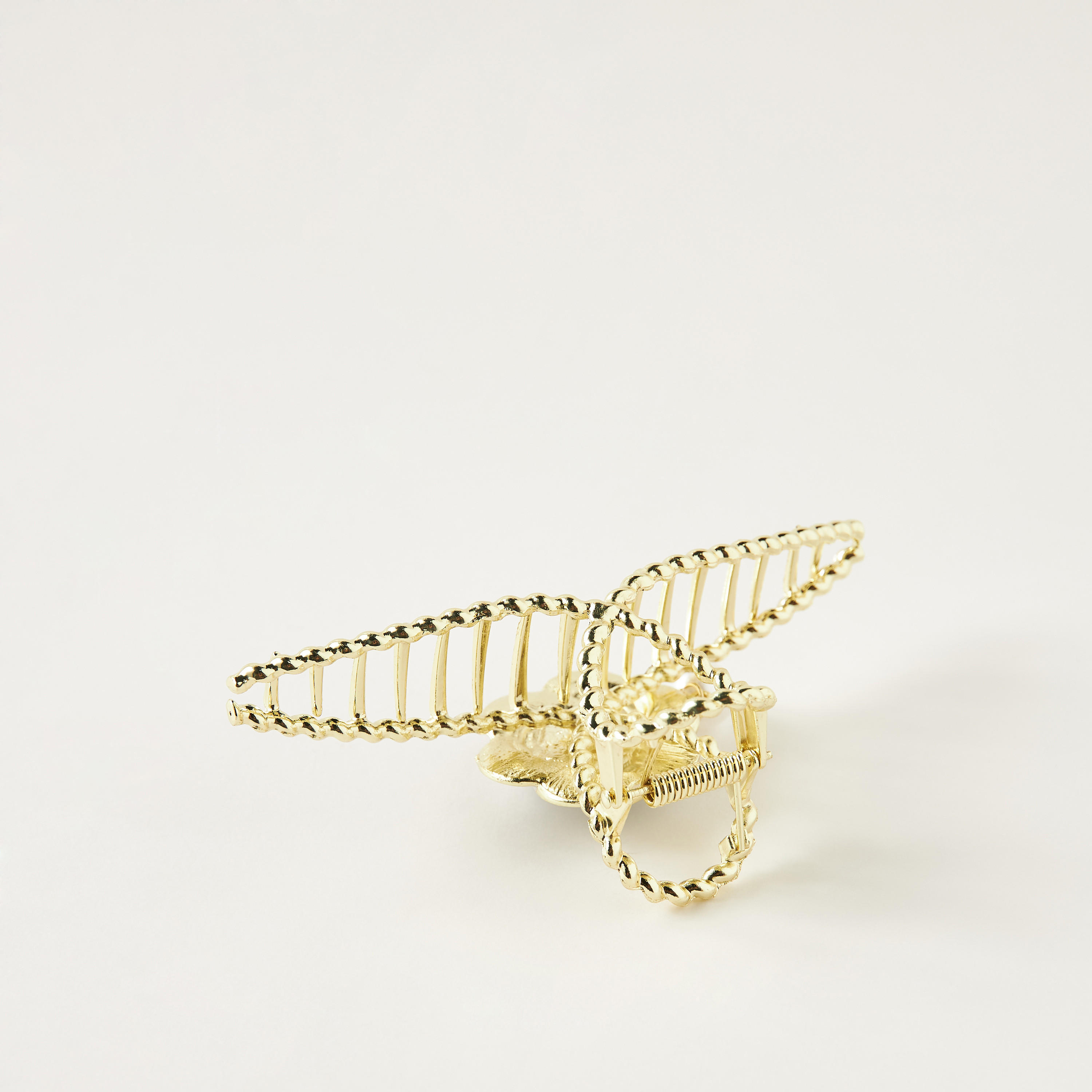 Floral Pearl Embellished Hair Clamp-women-hairaccessories-clamps-image-2