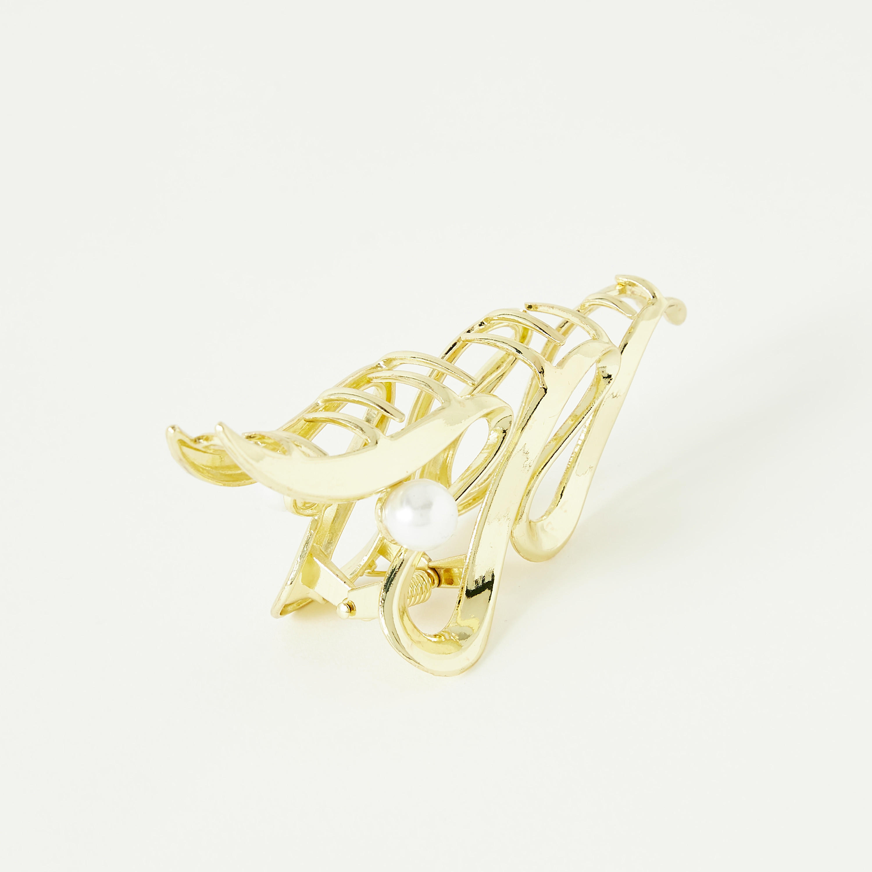 Pearl Embellished Hair Clamp-women-hairaccessories-clamps-image-3