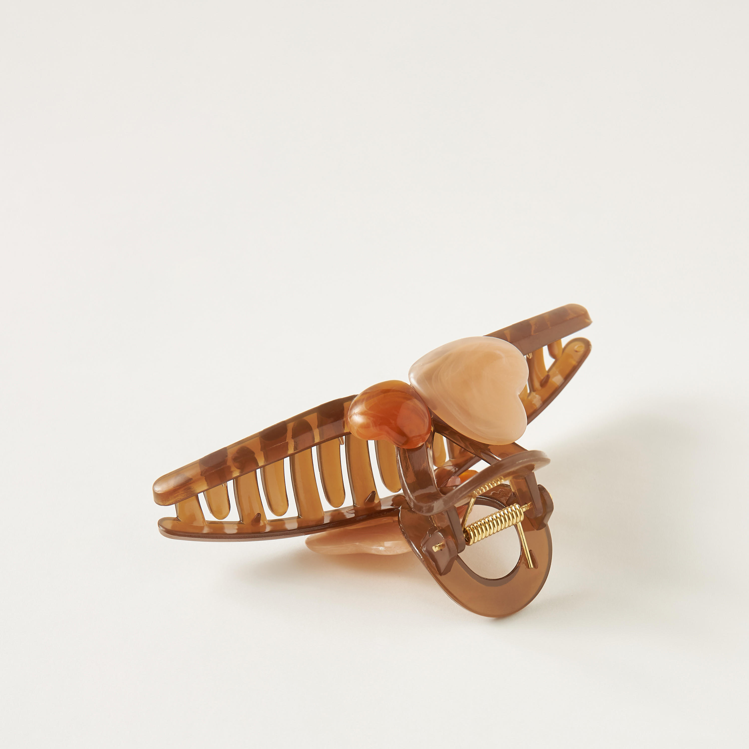 Heart Embellished Hair Clamp-women-hairaccessories-clamps-image-2