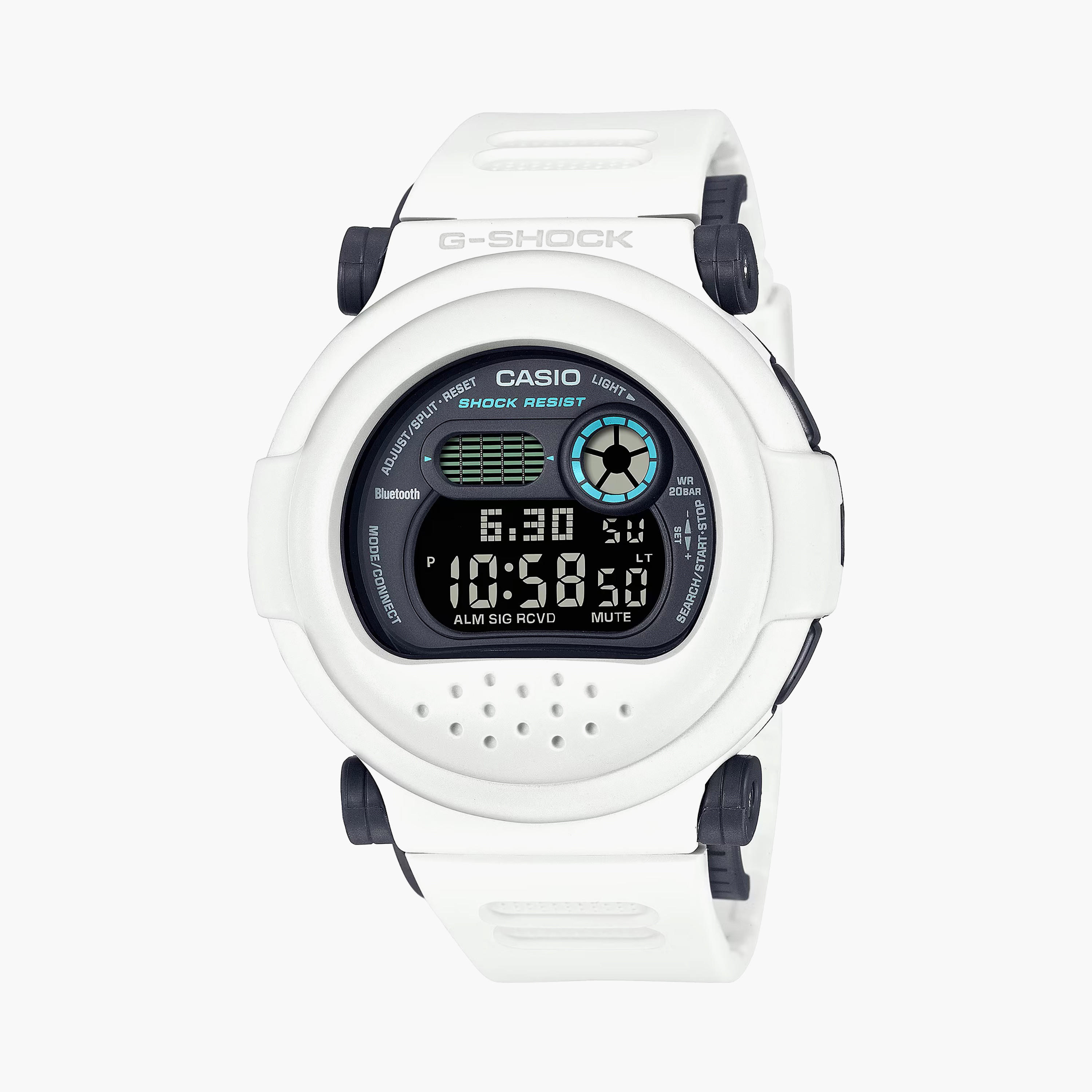 G-SHOCK Unisex Green Digital Silicone Strap Watch | G-B001RG-3DR-men-watchesandjewellery-watches-image-7