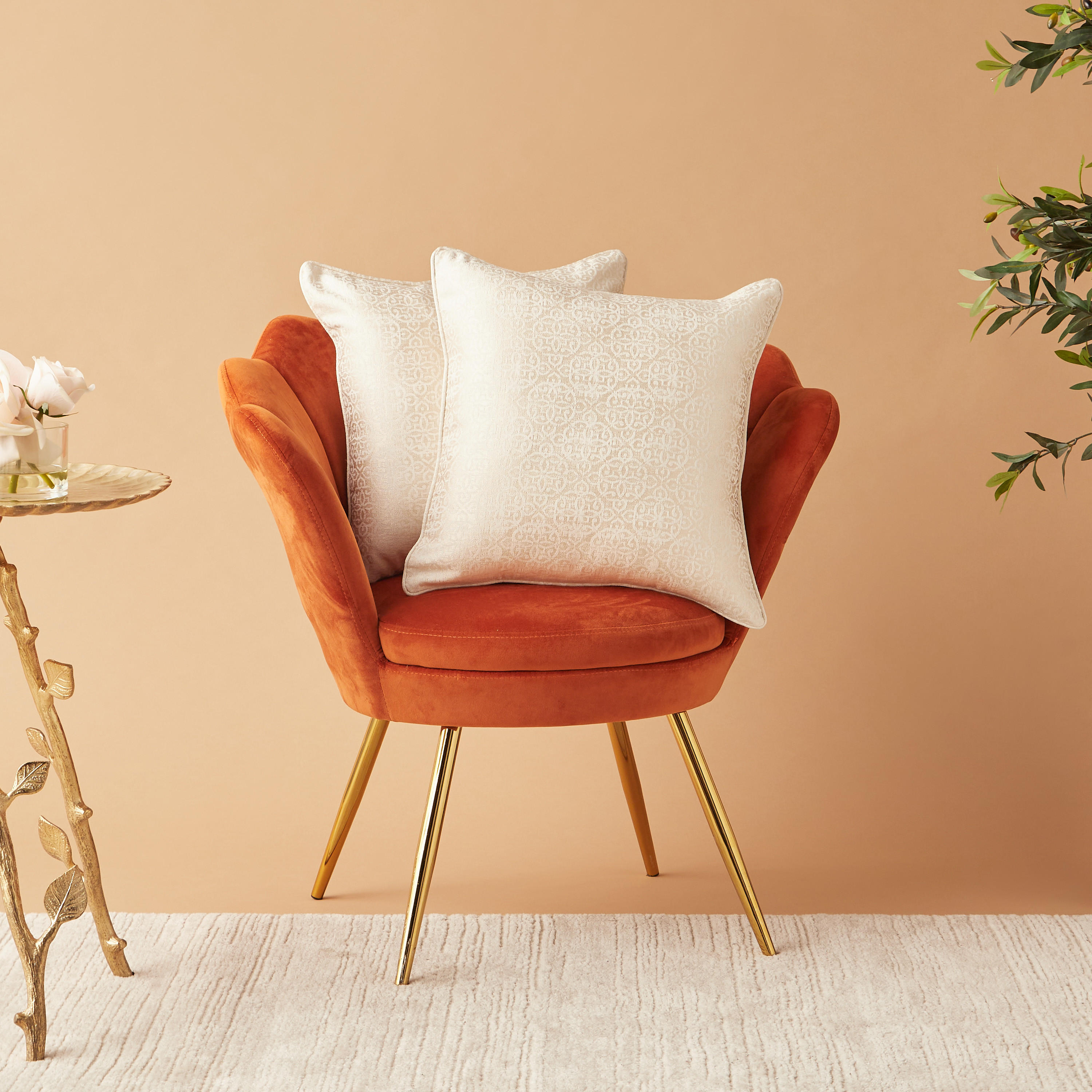 غطاء وسادة جاكار من داماسك - 45x45 سم-household-cushionsandthrows-cushioncovers-image-1