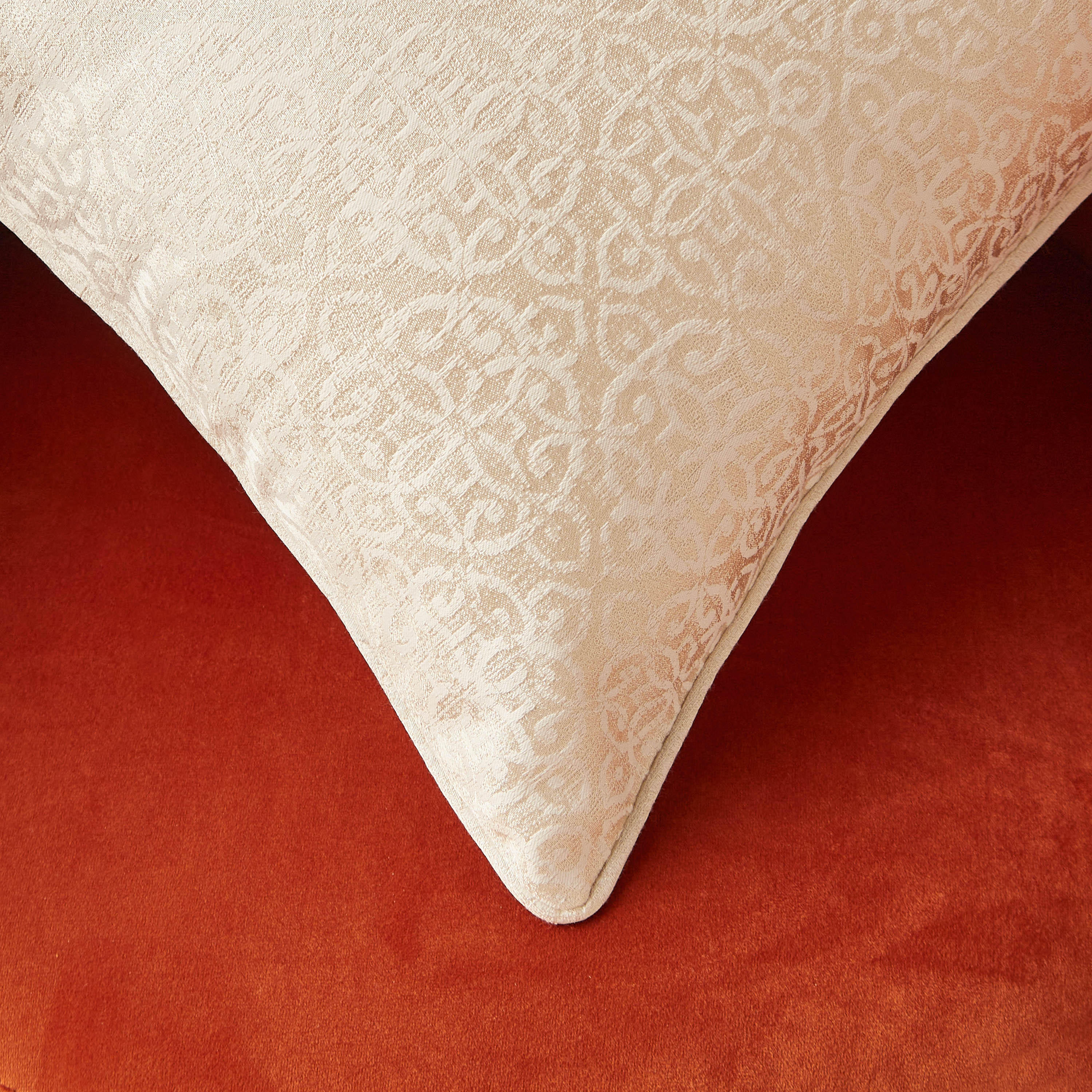 Damask Jacquard Cushion Cover - 45x45 cms-household-cushionsandthrows-cushioncovers-image-3