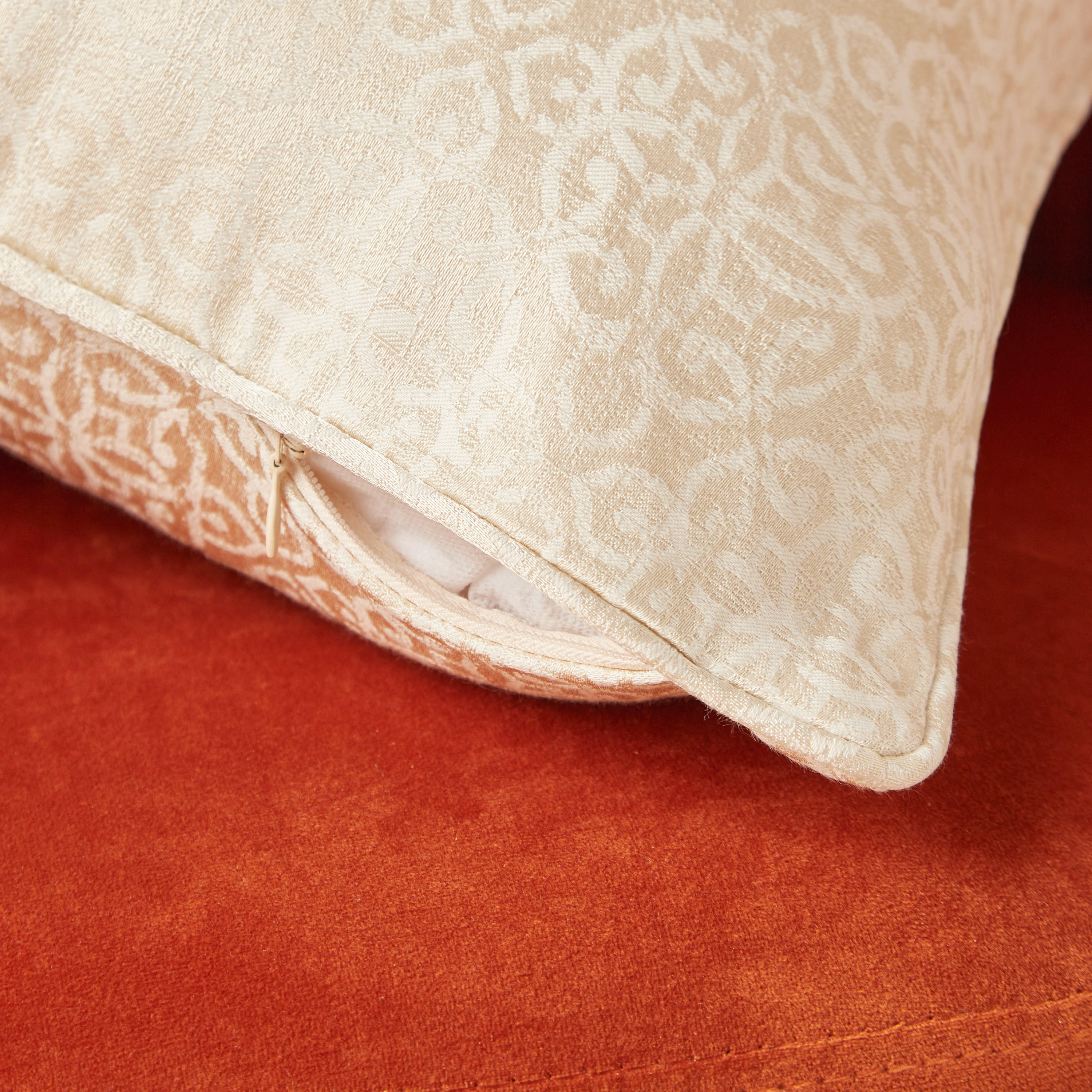 Damask Jacquard Cushion Cover - 45x45 cms-household-cushionsandthrows-cushioncovers-image-5