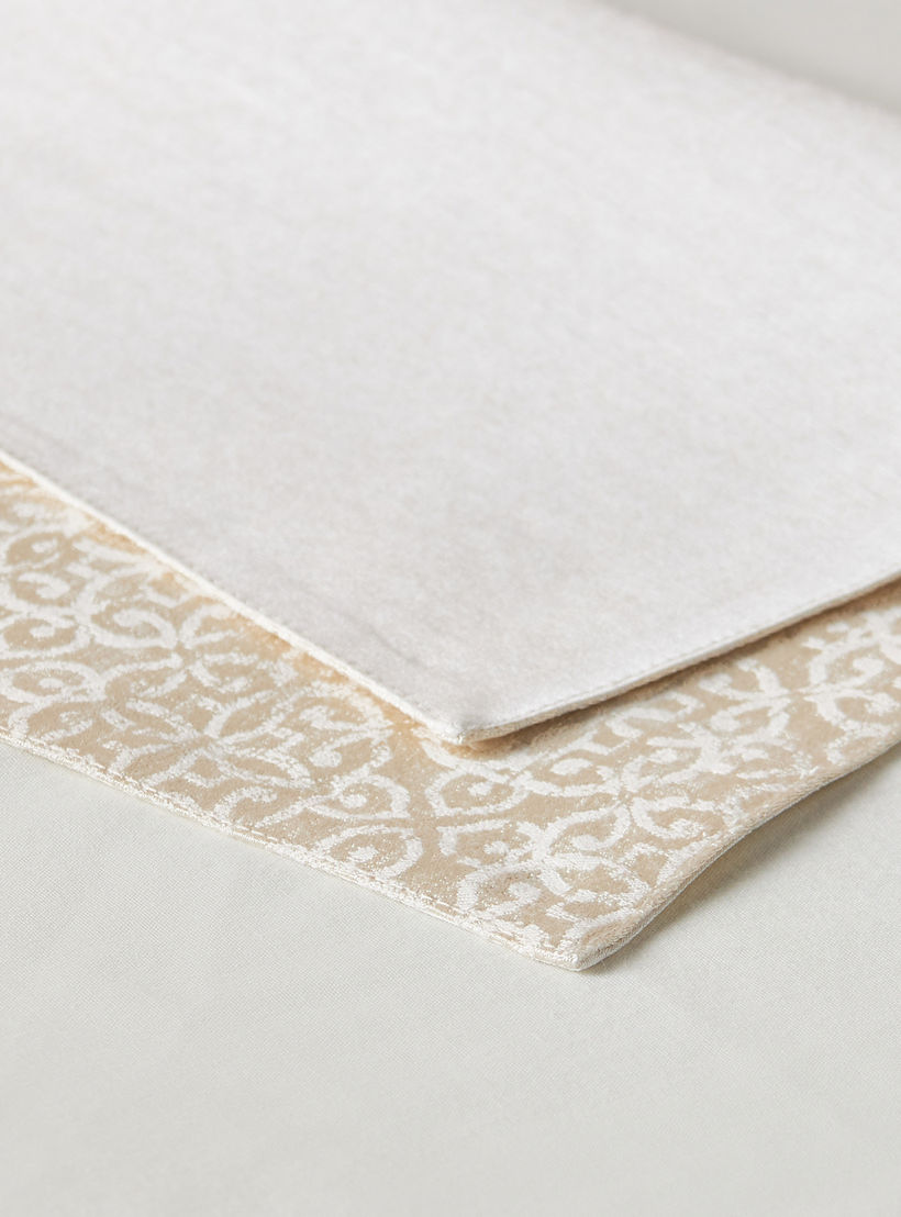 طقم لبادات صحون جاكار قطعتين من دمشق - 30x45 سم-household-dining-tablelinen-placemats-image-4